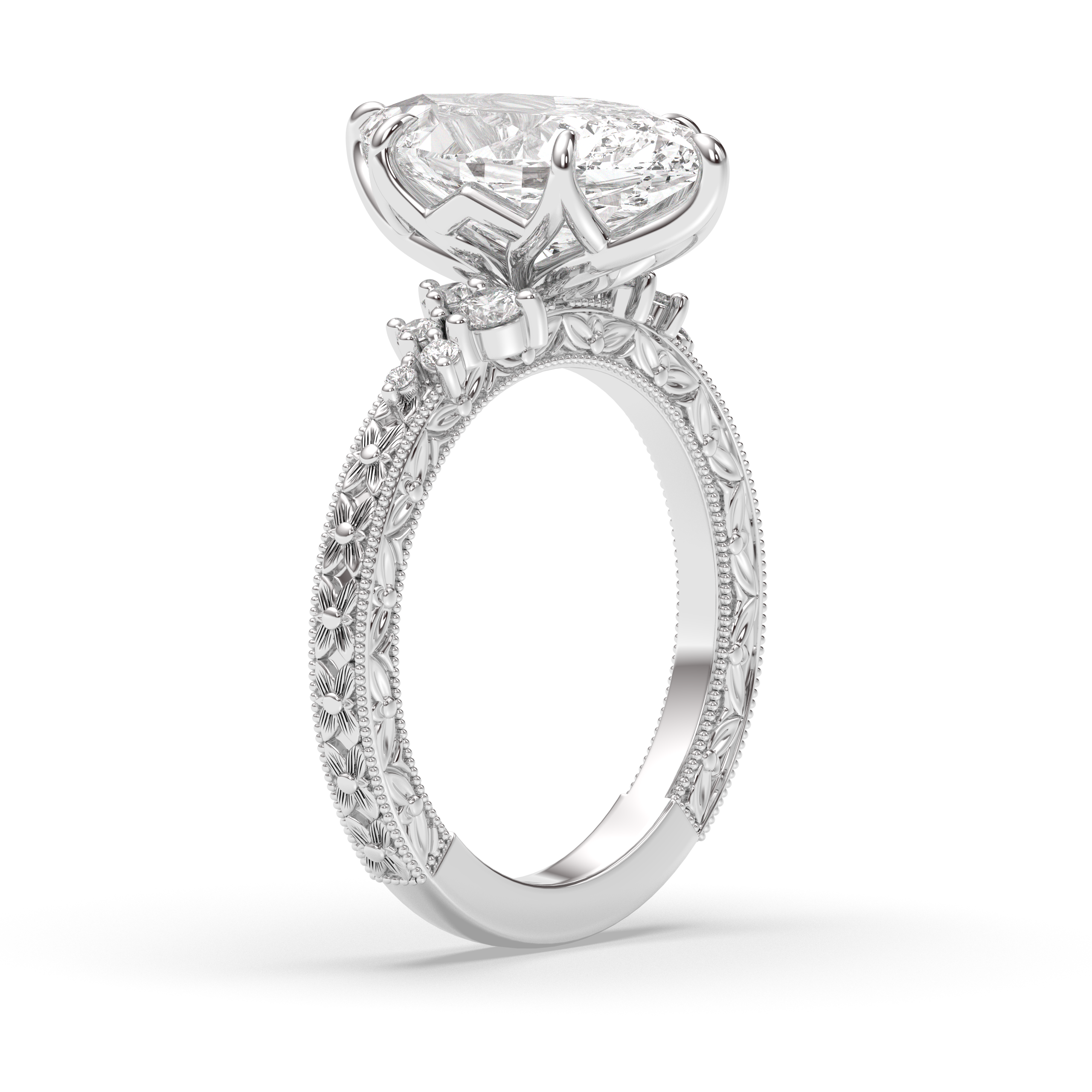 Vintage Montreal Ring, Marquise Cut