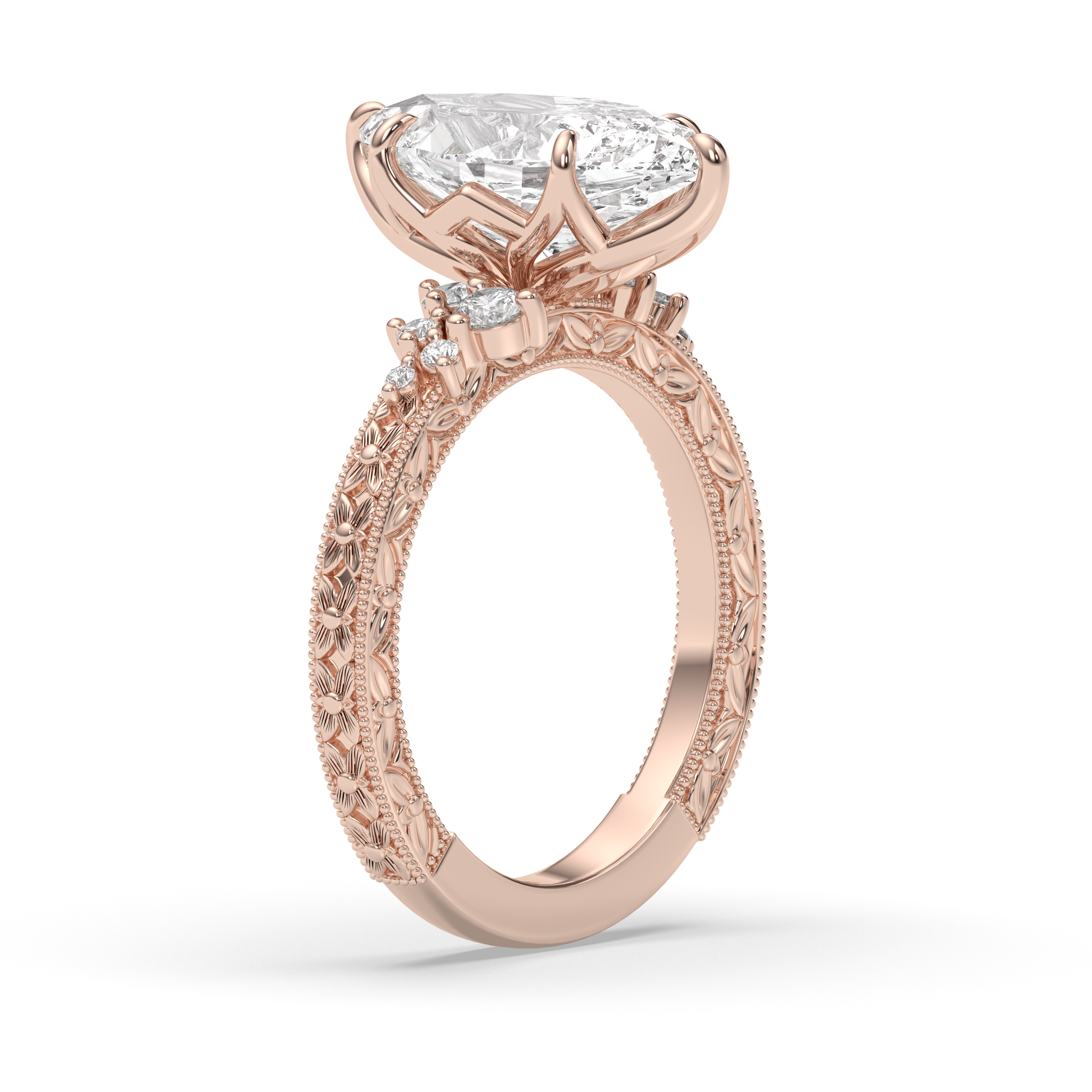 Vintage Montreal Ring, Marquise Cut