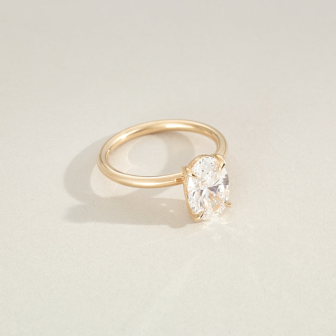 Clara | Oval Solitaire Lab-Grown Diamond Engagement Ring