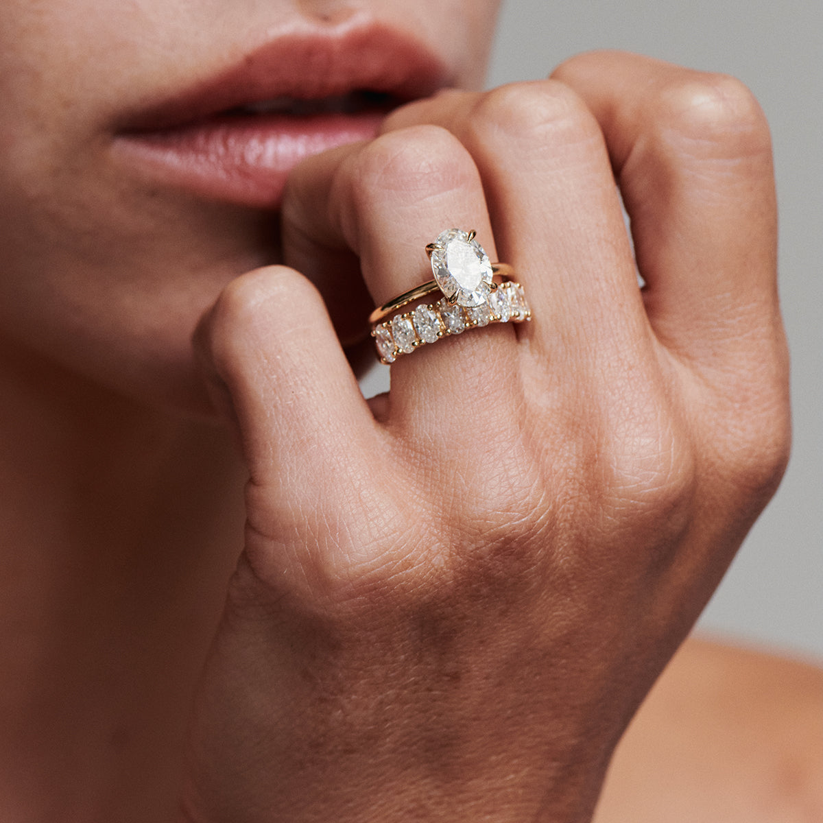Clara | Oval Solitaire Lab-Grown Diamond Engagement Ring