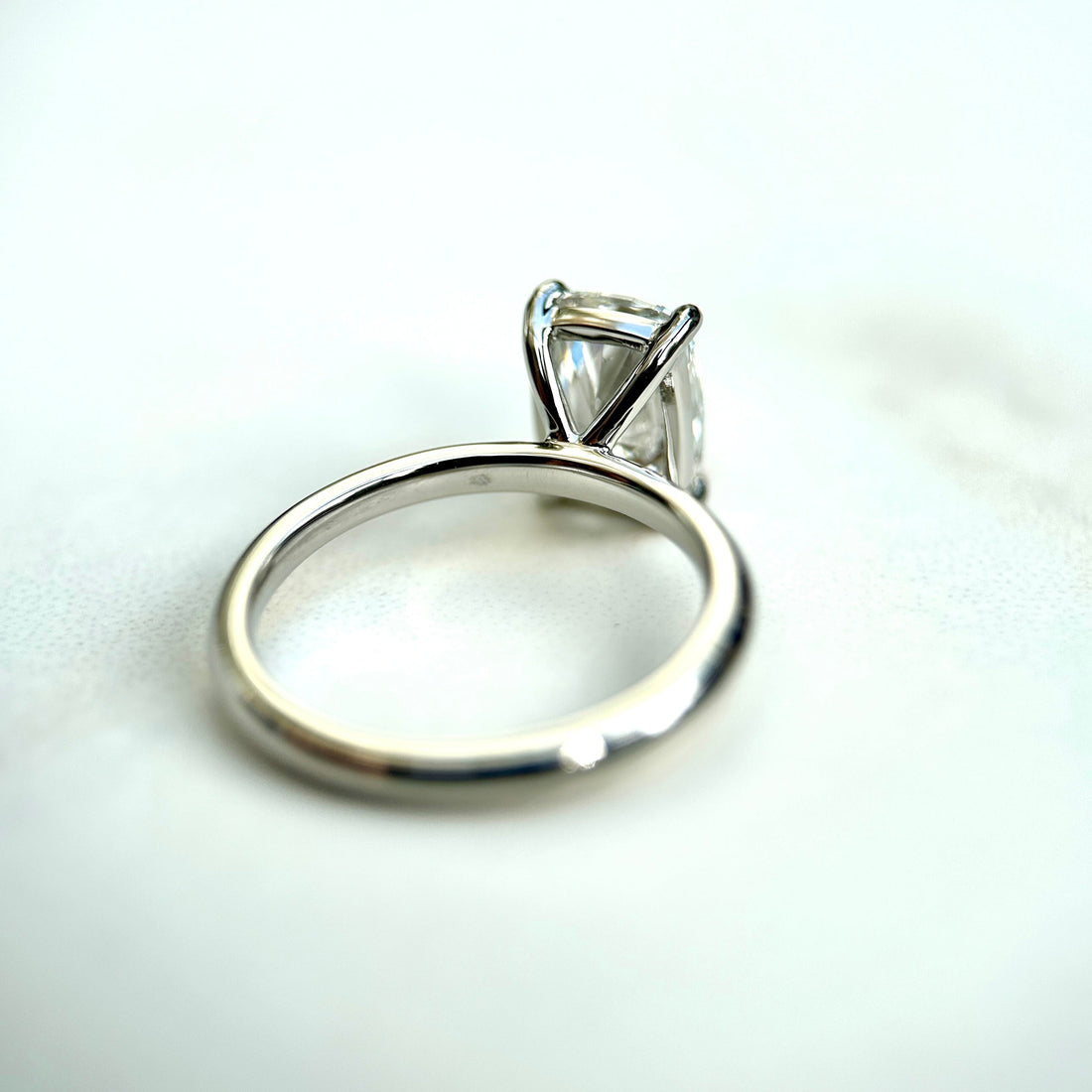 Classic Elongated Cushion Cut Solitaire - 2ct+ (9mm+, D/E & VVS)