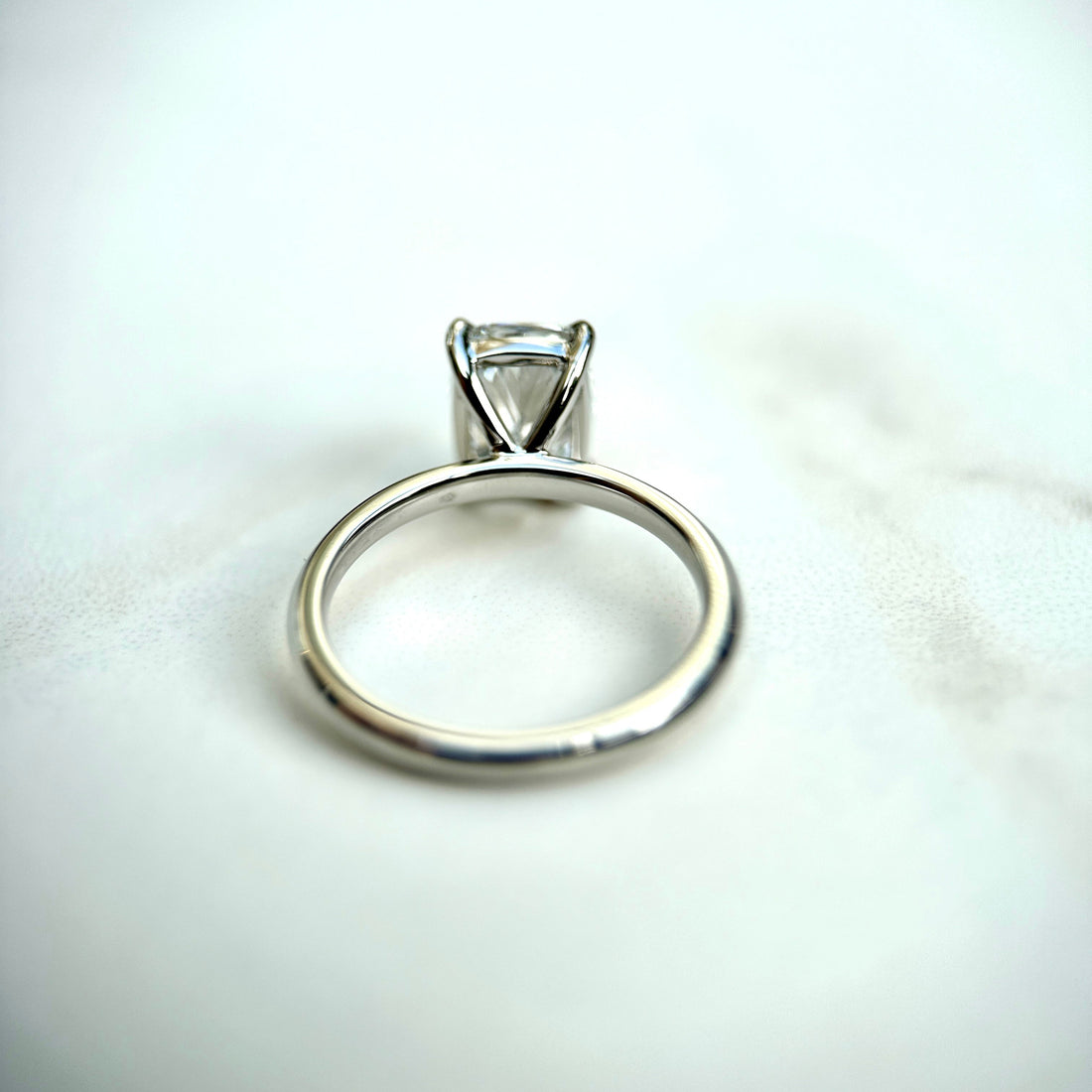 Classic Elongated Cushion Cut Solitaire - 2ct+ (9mm+, D/E & VVS)