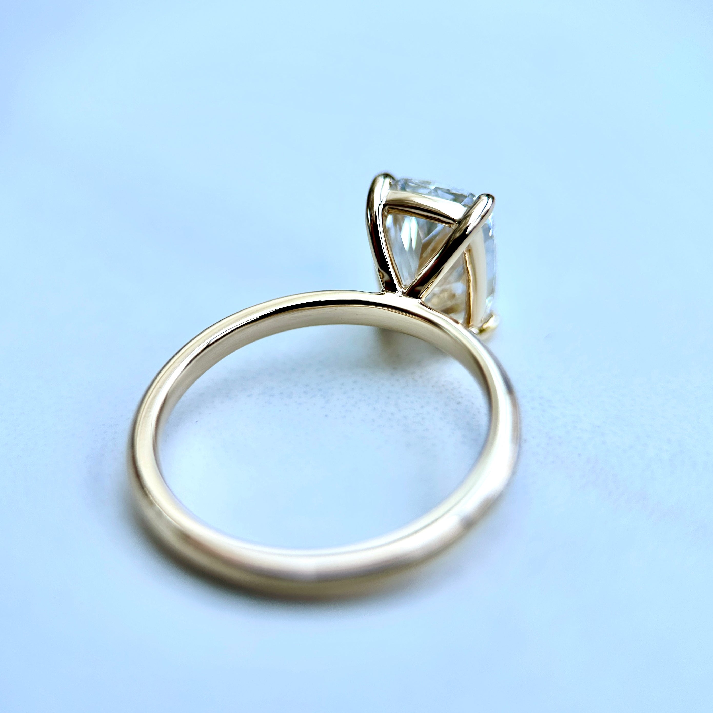 Classic Elongated Cushion Cut Solitaire - 2ct+ (9mm+, D/E & VVS)