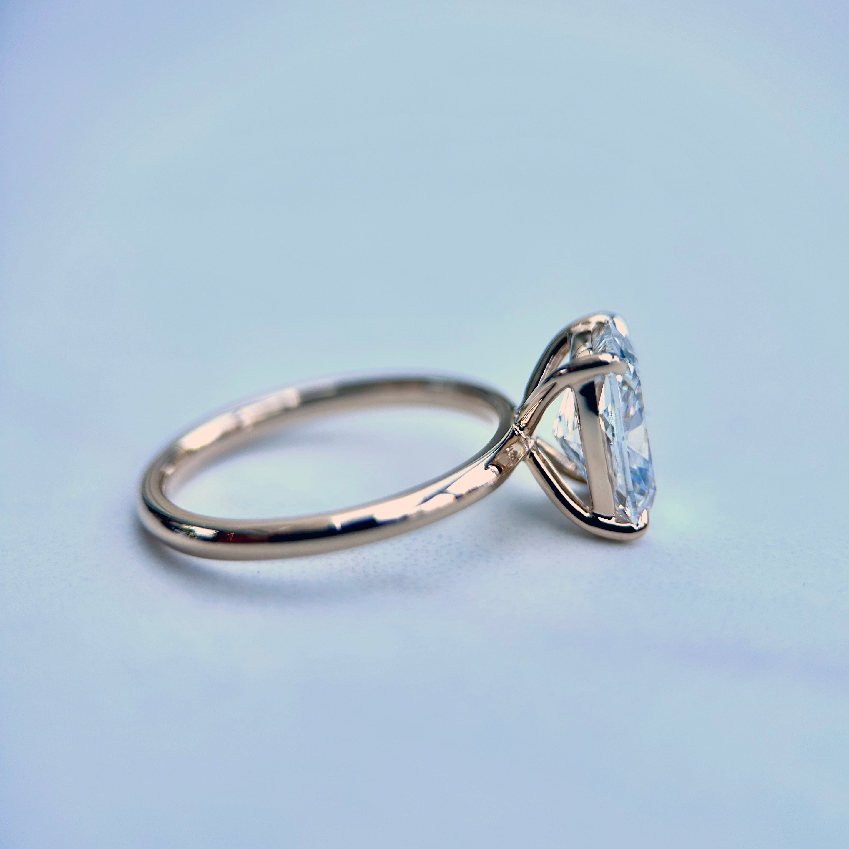 Classic Elongated Cushion Cut Solitaire - 2ct+ (9mm+, D/E & VVS)