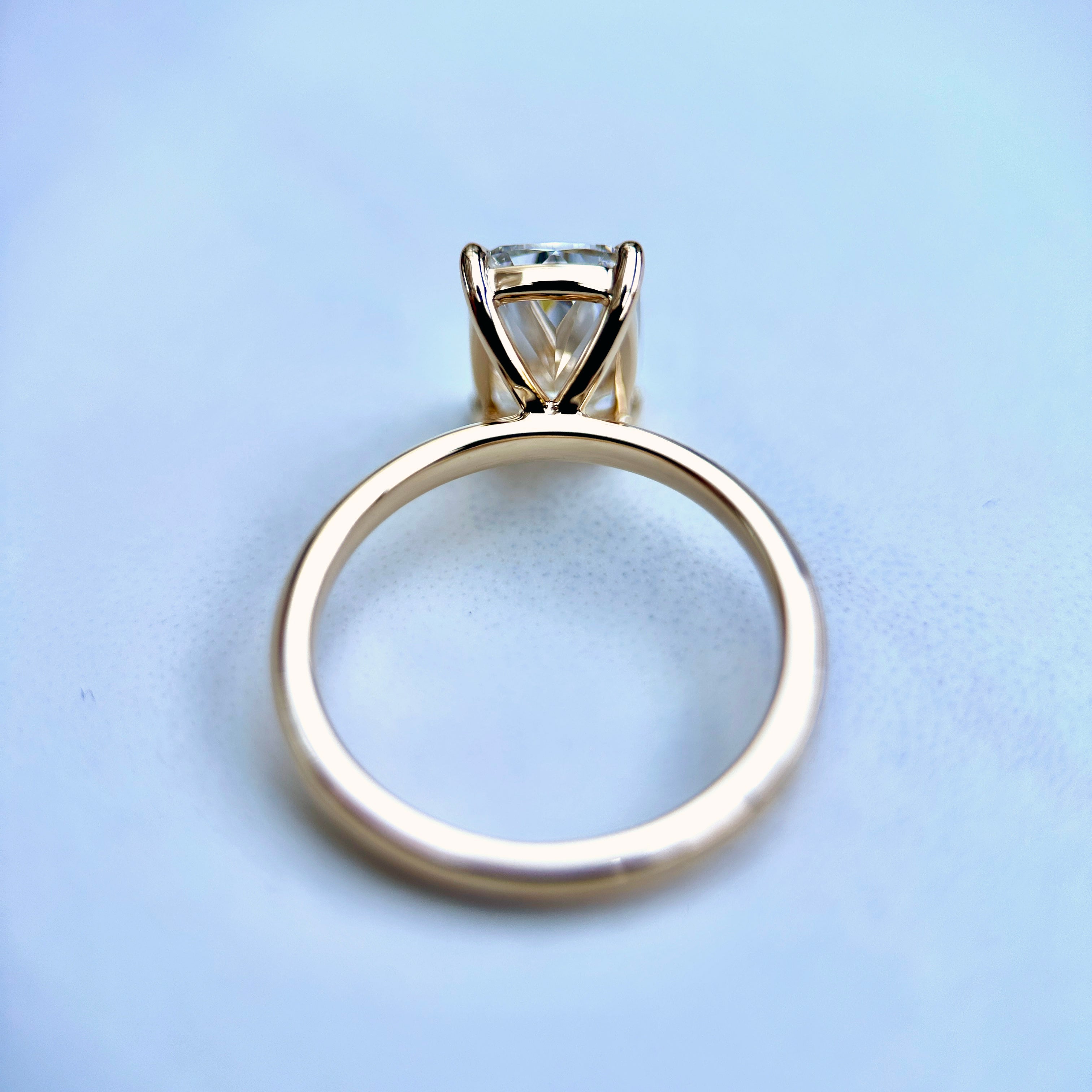 Classic Elongated Cushion Cut Solitaire - 2ct+ (9mm+, D/E & VVS)