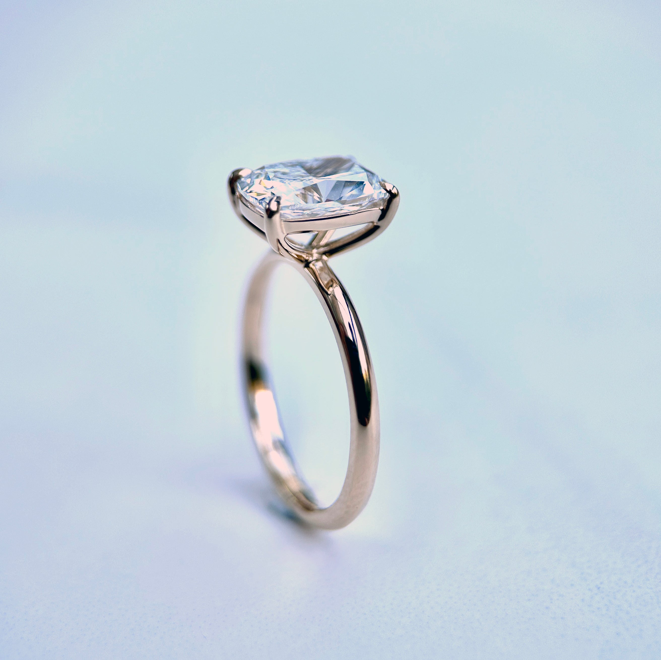 Classic Elongated Cushion Cut Solitaire - 2ct+ (9mm+, D/E & VVS)