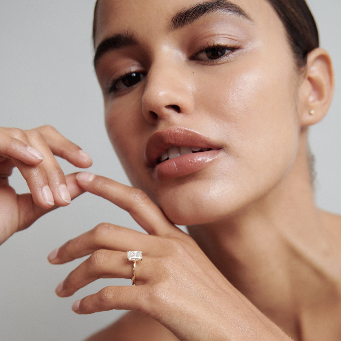 Rhea | Radiant Solitaire Lab-Grown Diamond Engagement Ring