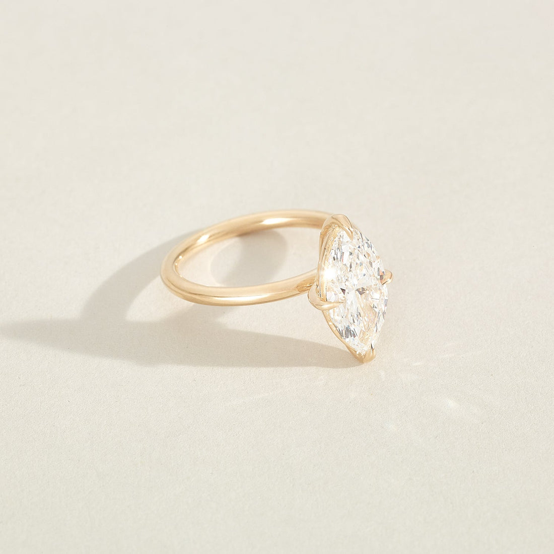 Mae | Marquise Solitaire Lab-Grown Diamond Engagement Ring