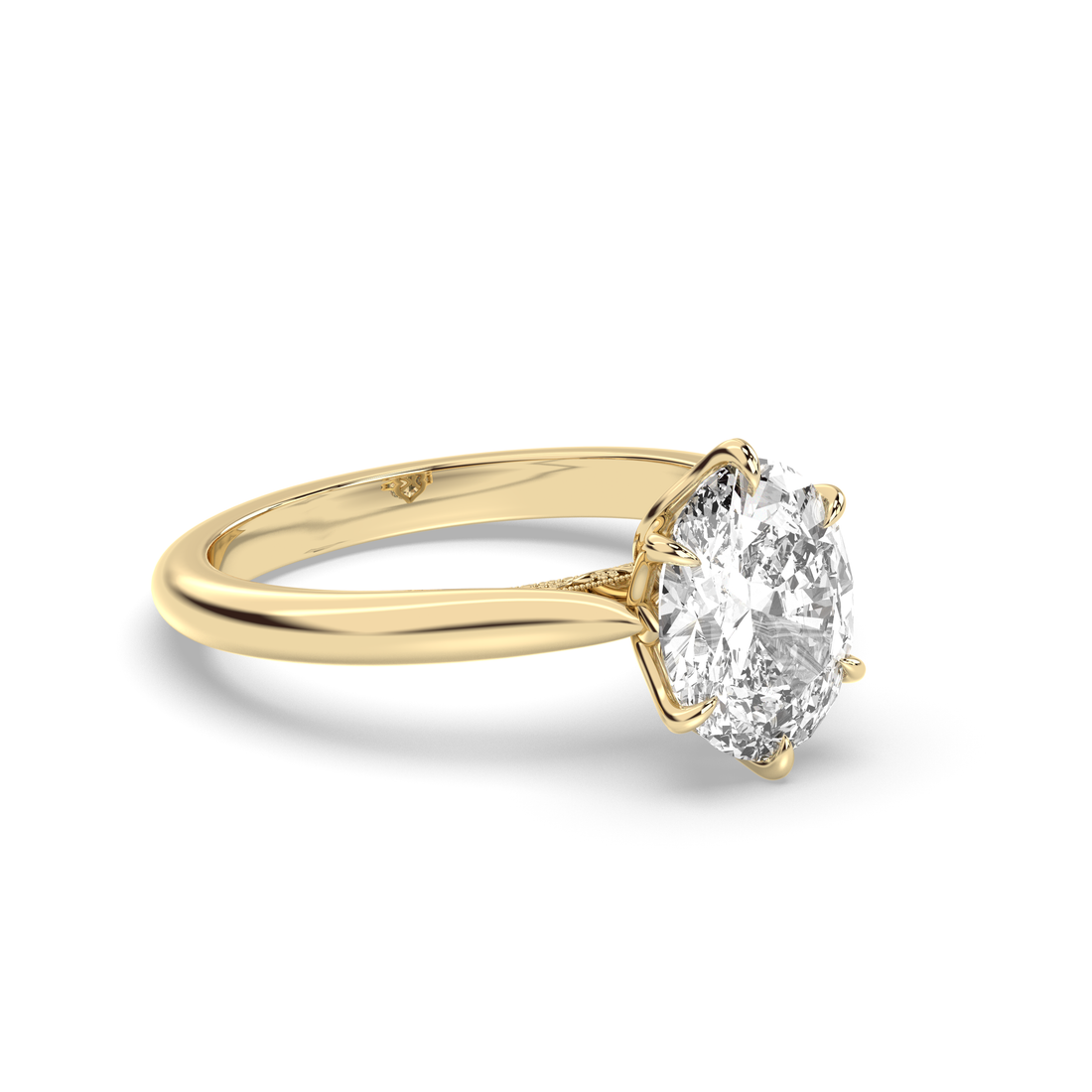 Monaco Oval Solitaire