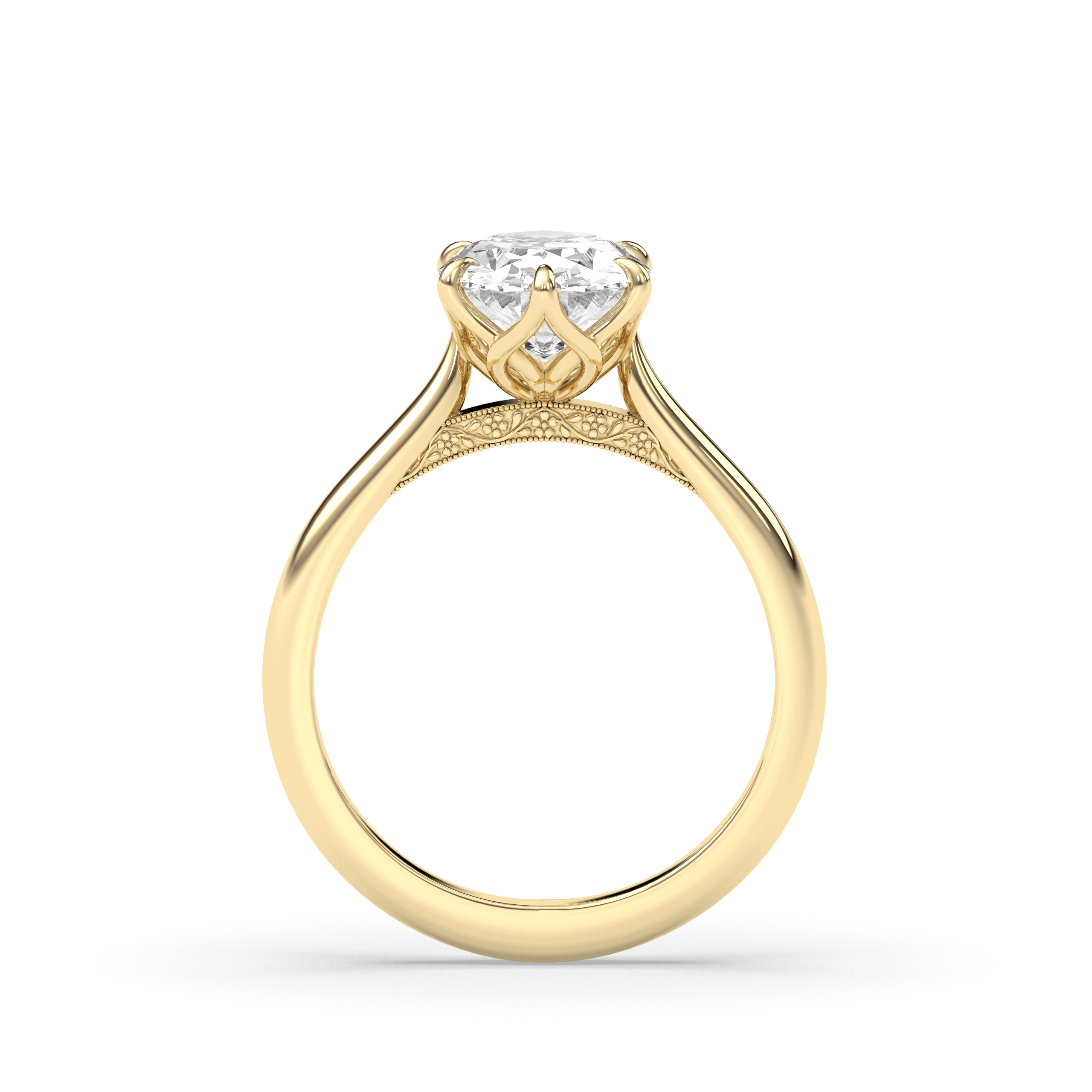 Monaco Oval Solitaire