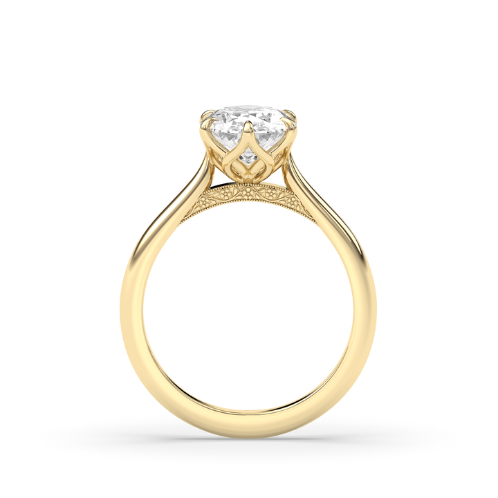 Monaco Oval Solitaire