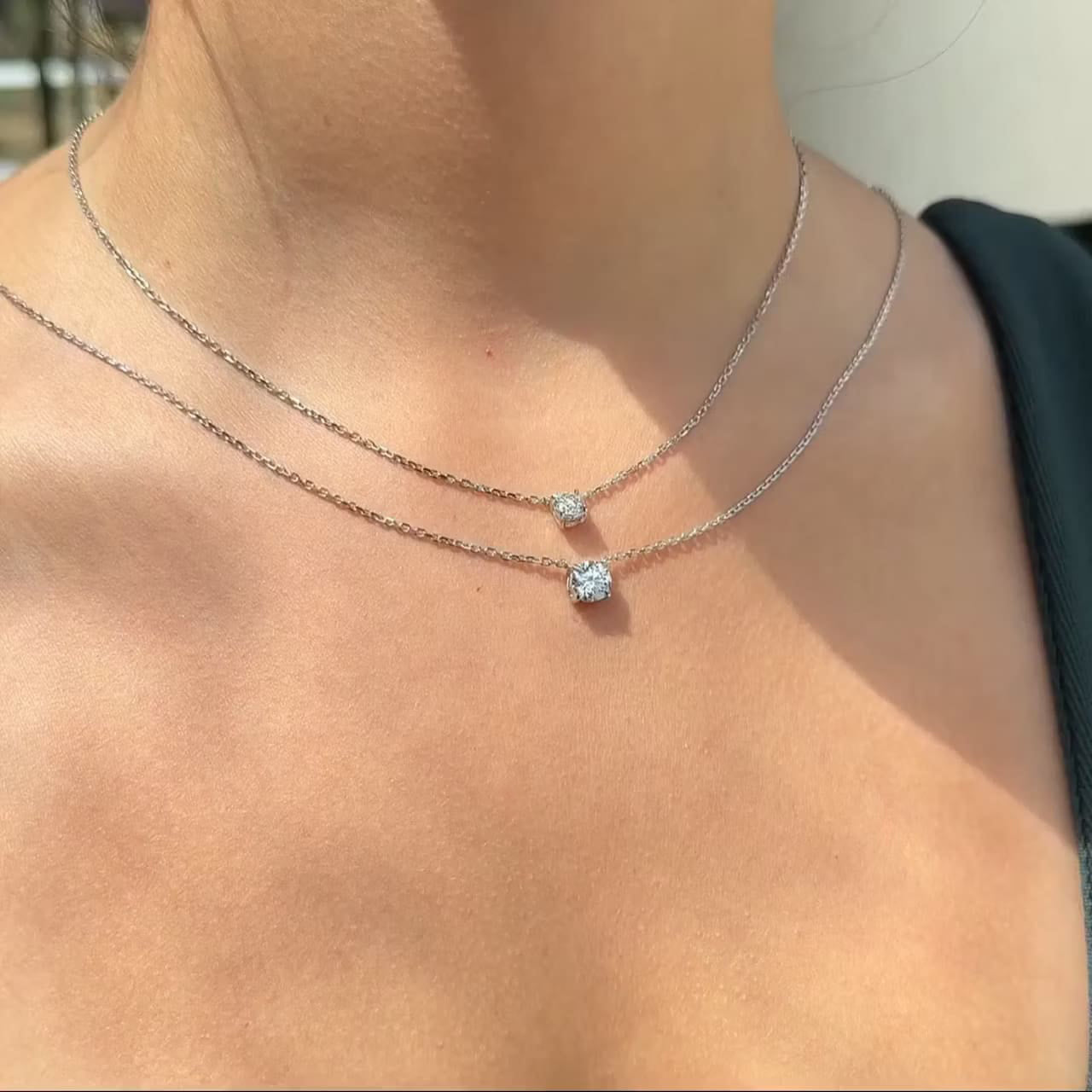 Classic Round Cut Pendant - 1ct