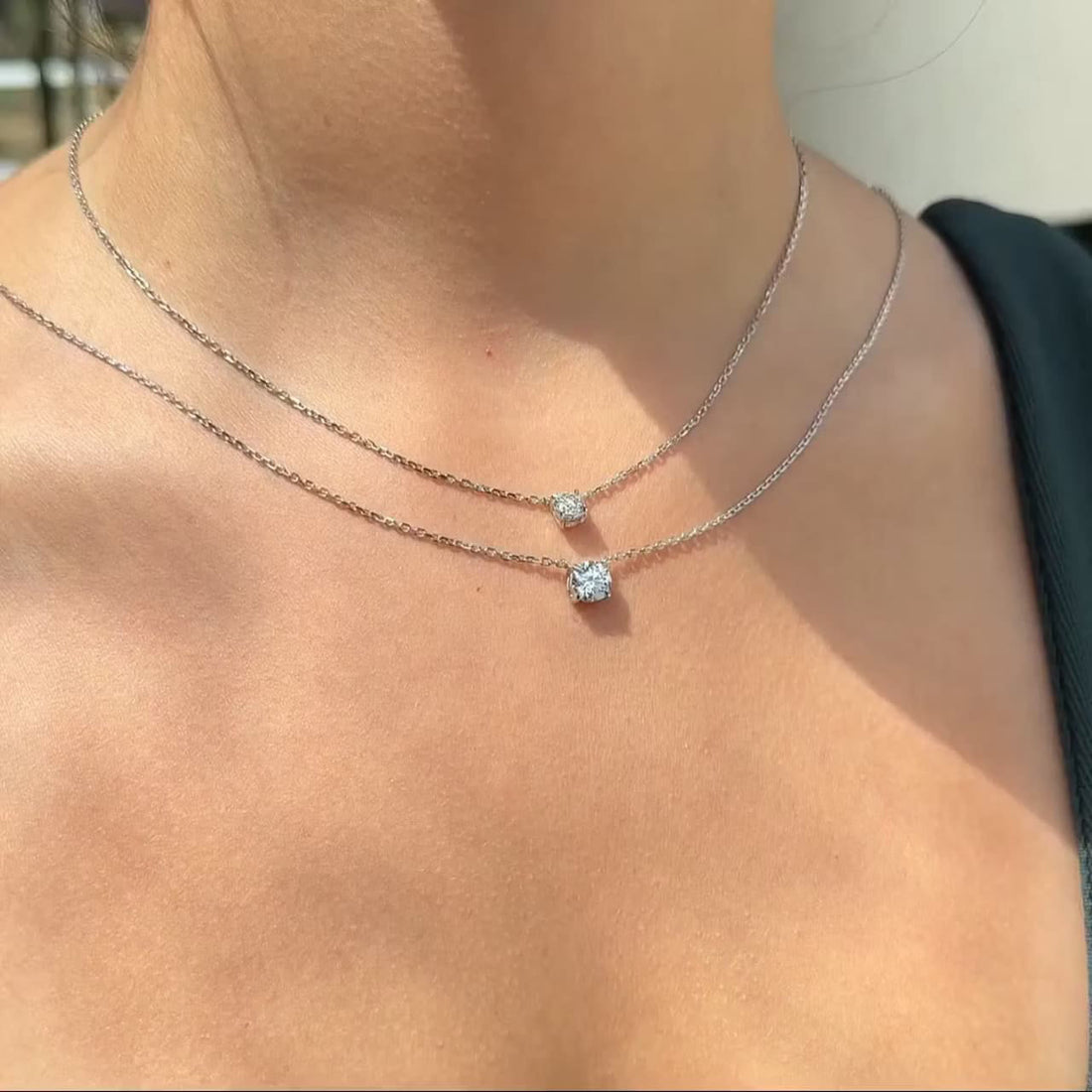 Classic Round Cut Pendant - 1ct