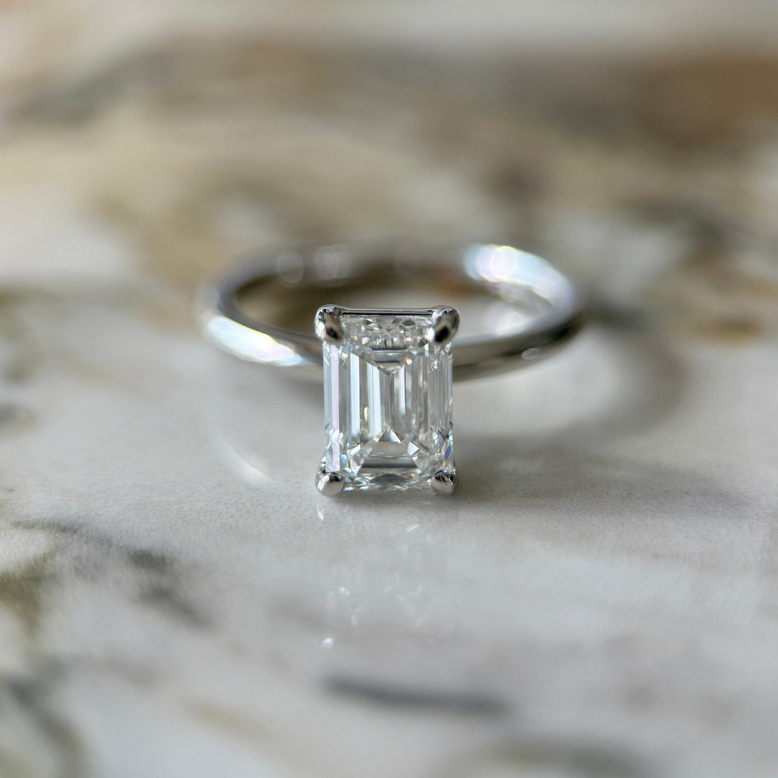Classic Emerald Cut Solitaire - 1.50ct+ (D/E & VVS)