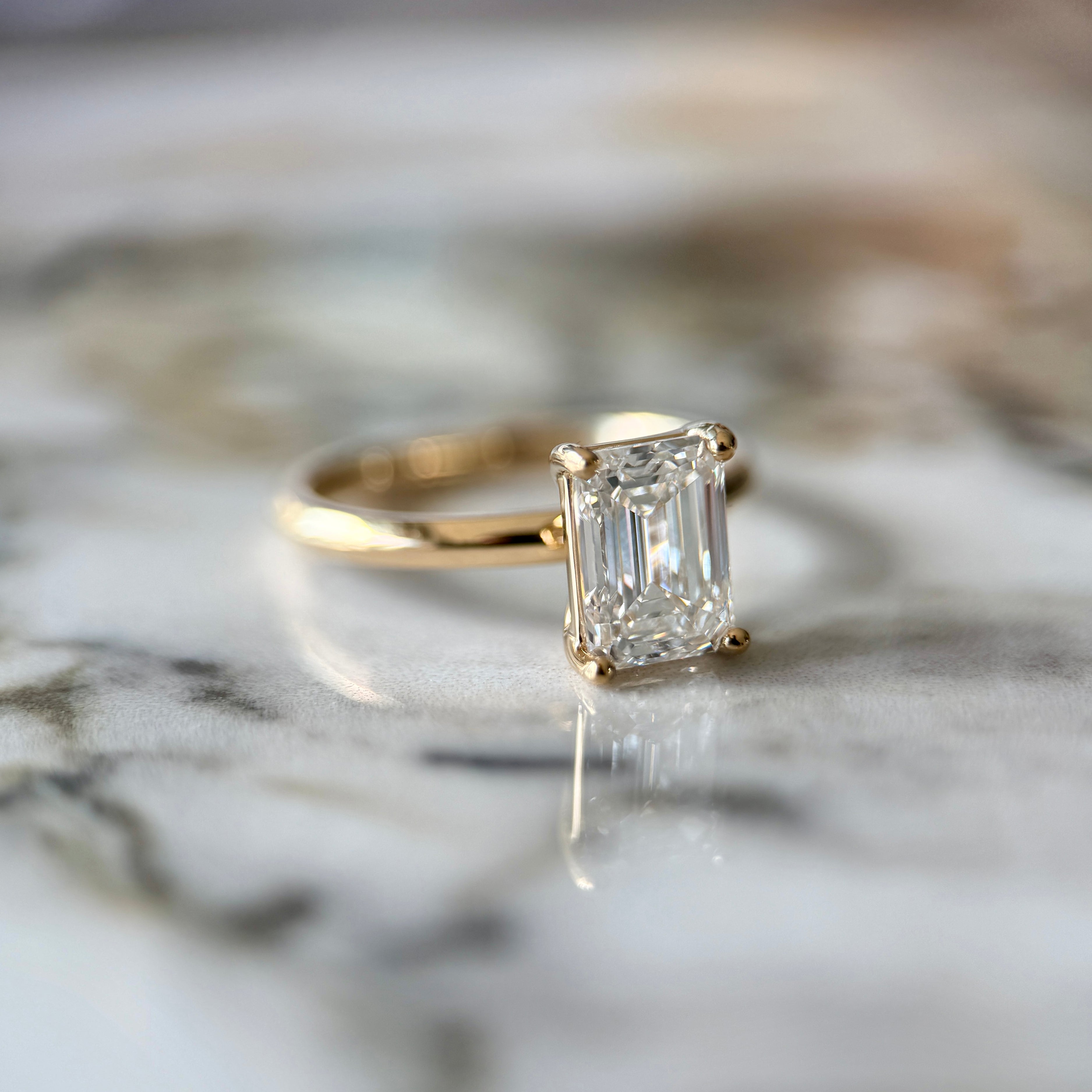 Classic Emerald Cut Solitaire - 1.50ct+ (D/E & VVS)