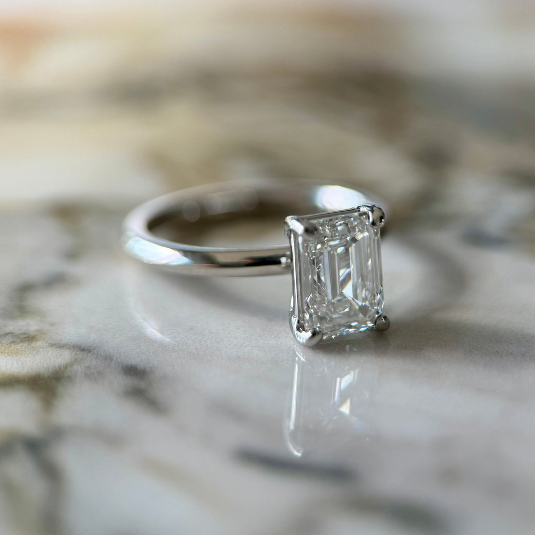 Classic Emerald Cut Solitaire - 1.50ct+ (D/E & VVS)