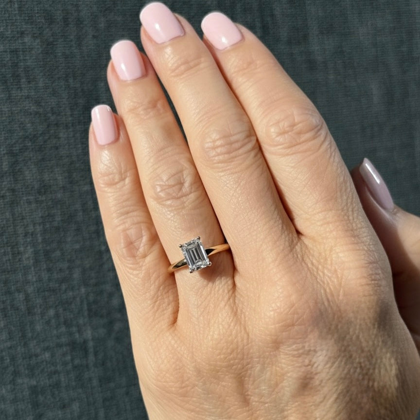 Classic Emerald Cut Solitaire - 1.50ct+ (D/E & VVS)