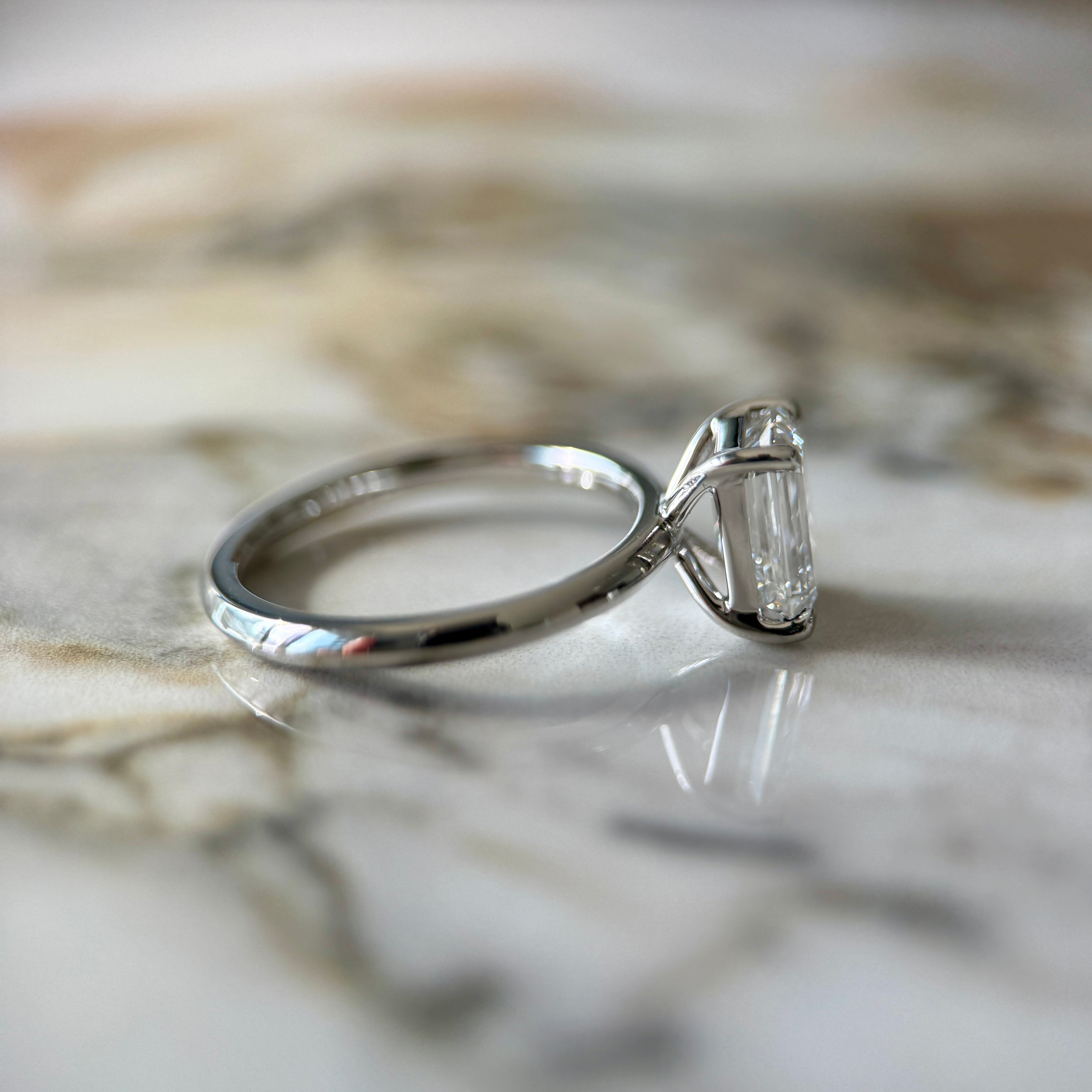 Classic Emerald Cut Solitaire - 1.50ct+ (D/E & VVS)