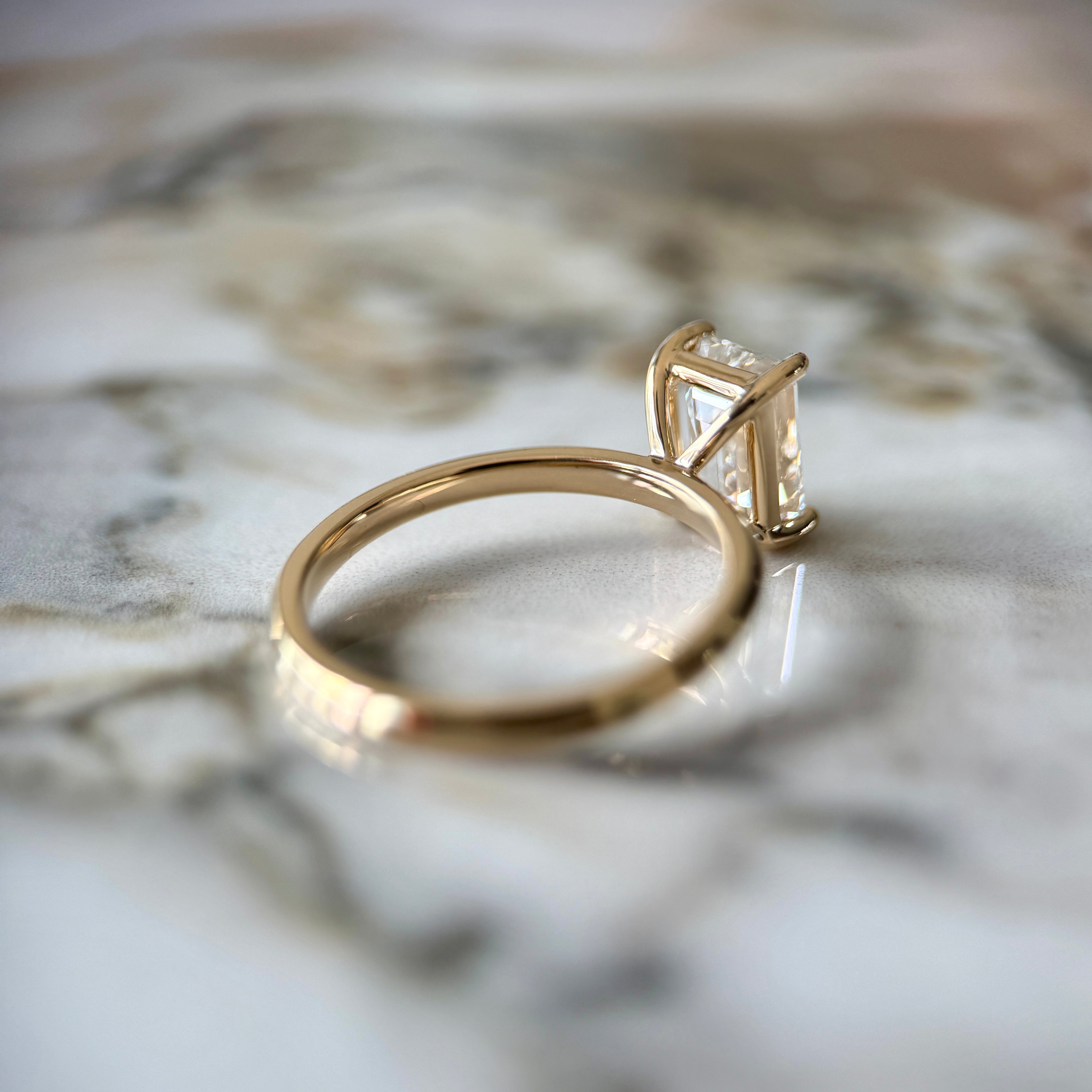 Classic Emerald Cut Solitaire - 1.50ct+ (D/E & VVS)