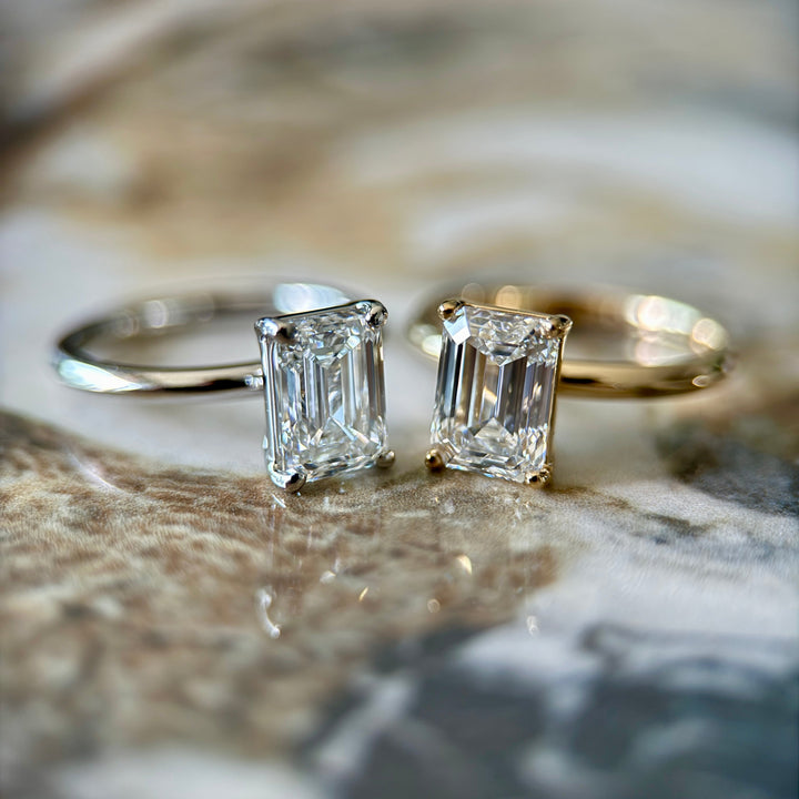 Classic Emerald Cut Solitaire - 2ct+ (D/E & VVS)