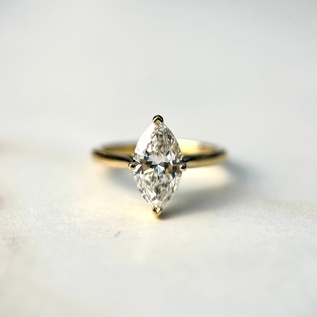 Classic Marquise Cut Solitaire - 1.5ct+ (11mm+, D/E & VVS)
