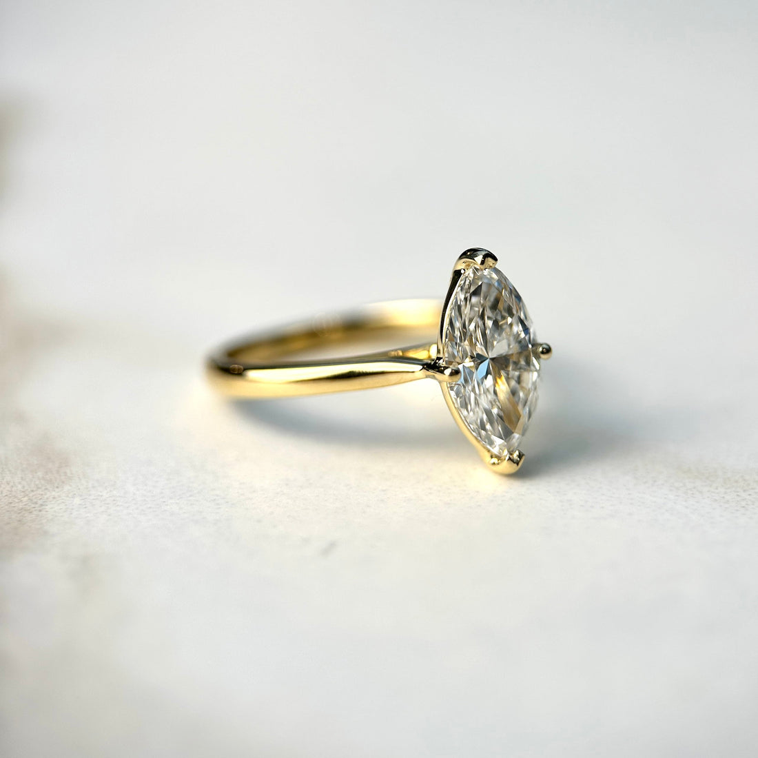 Classic Marquise Cut Solitaire - 1.5ct+ (11mm+, D/E & VVS)