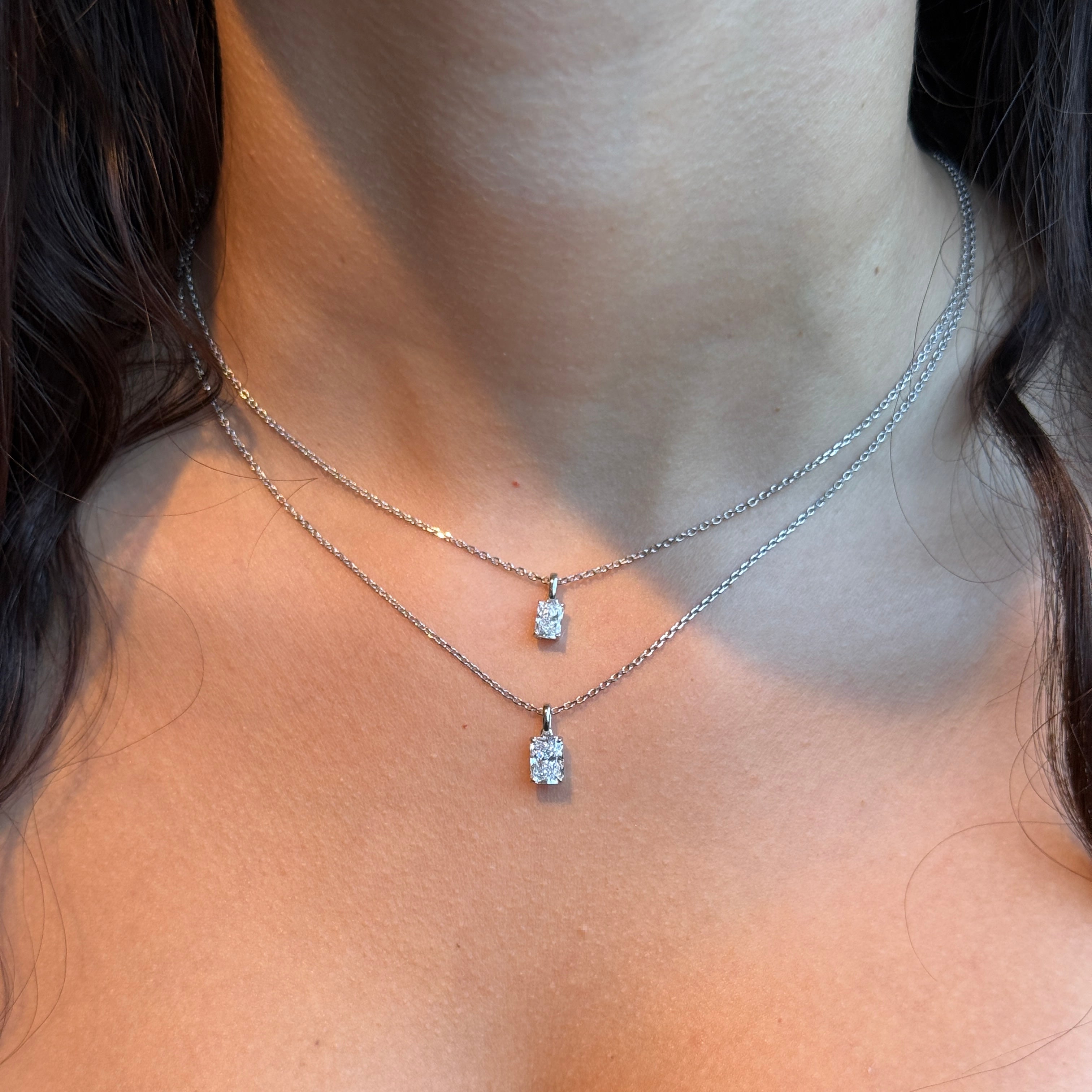 Classic Radiant Cut Pendant - 0.50ct