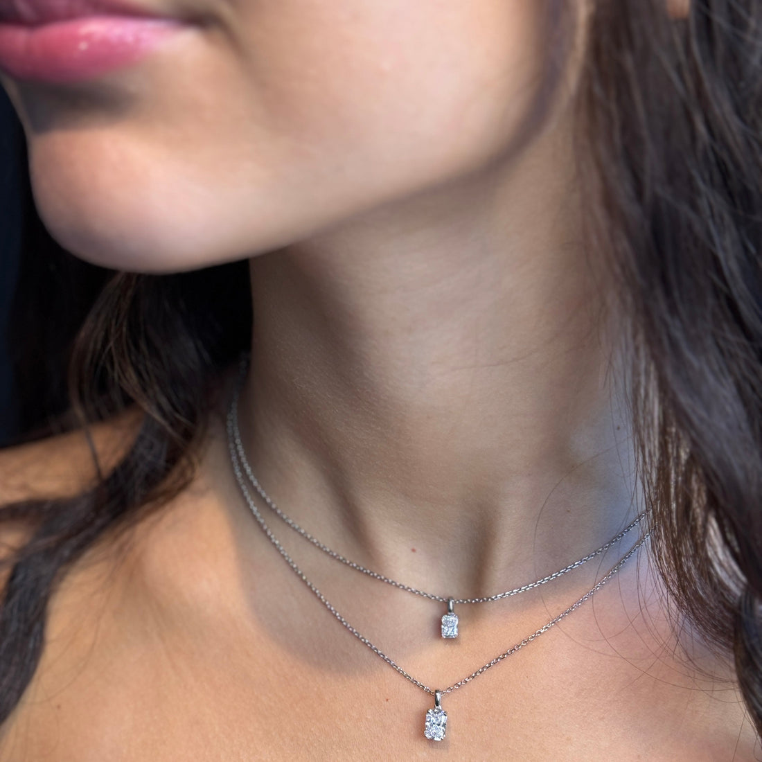 Classic Radiant Cut Pendant - 0.50ct