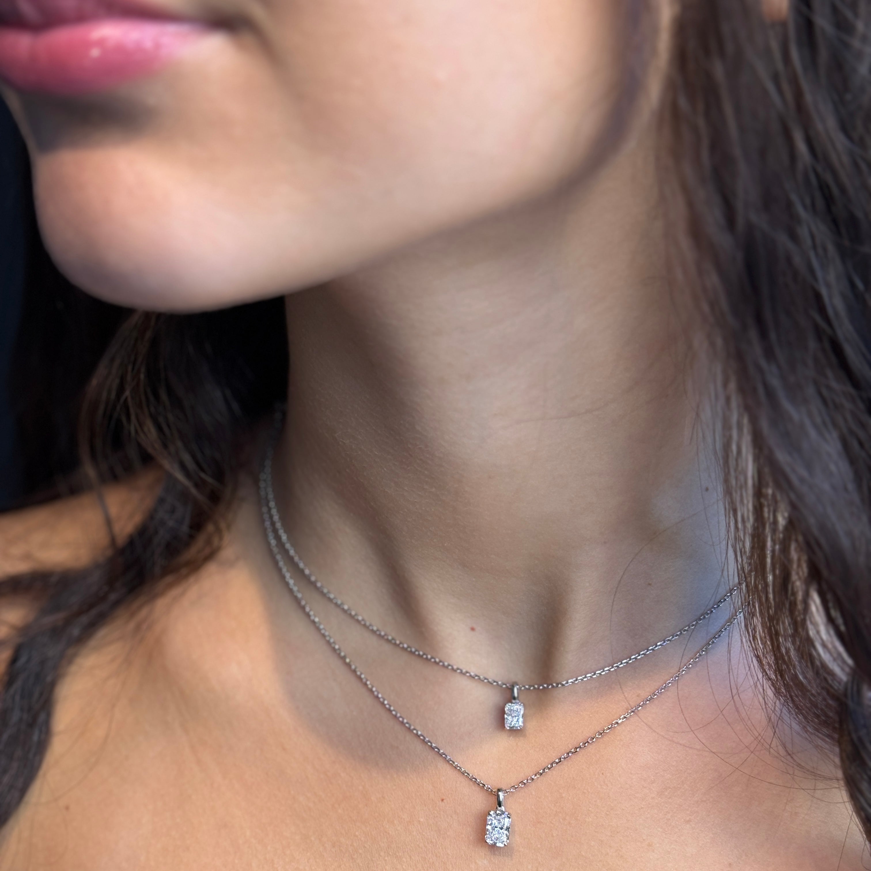 Classic Radiant Cut Pendant - 1ct