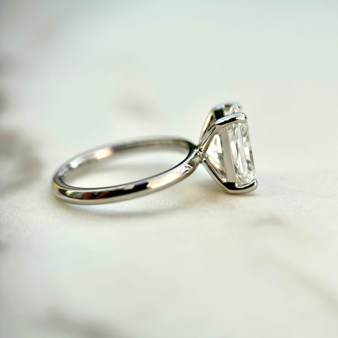Classic Radiant Cut Solitaire - 2.50ct+ (9.5mm+, D/E & VVS)