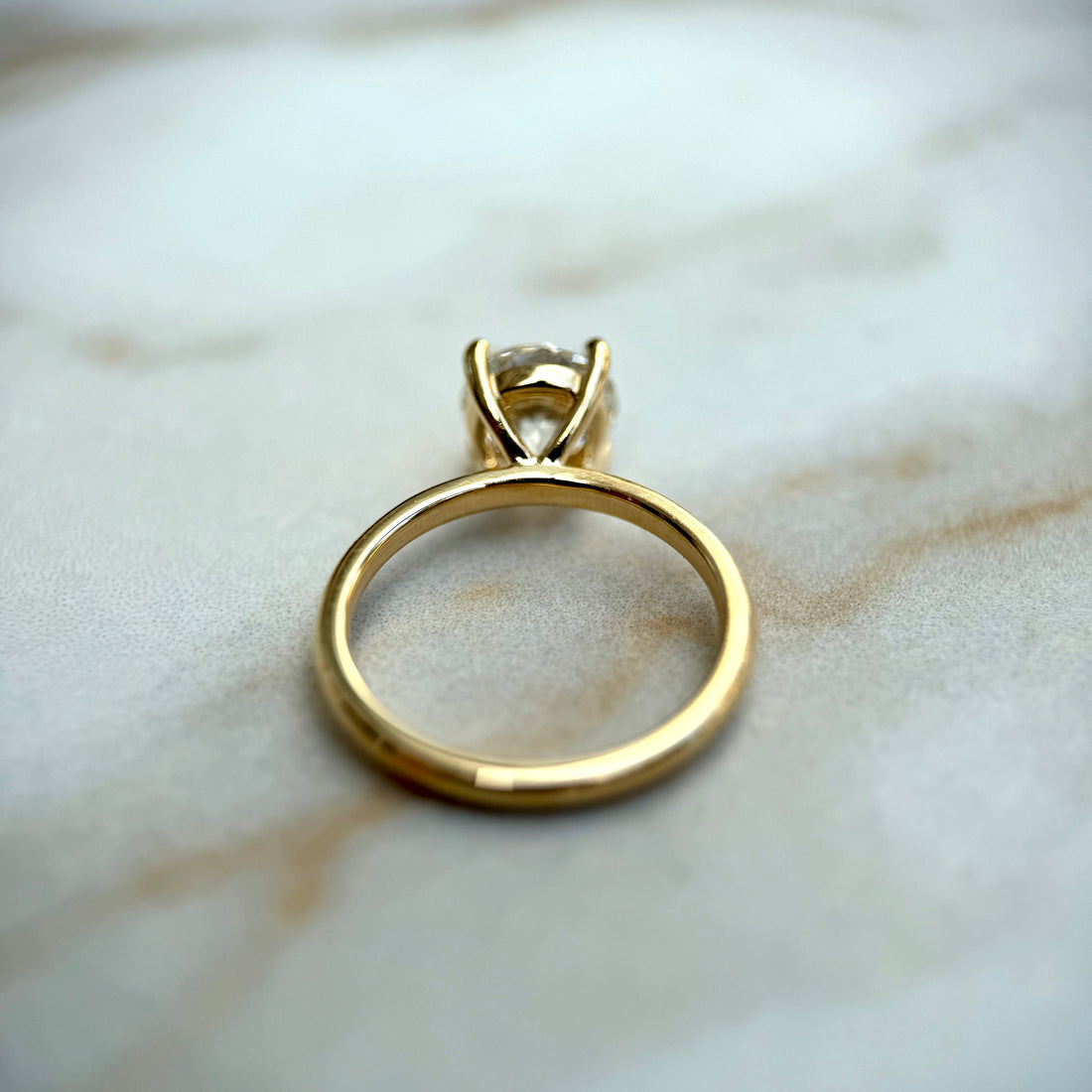 Classic Round Cut Solitaire (4 prong) - 1.50ct+ (7.3mm+, D/E & VVS)