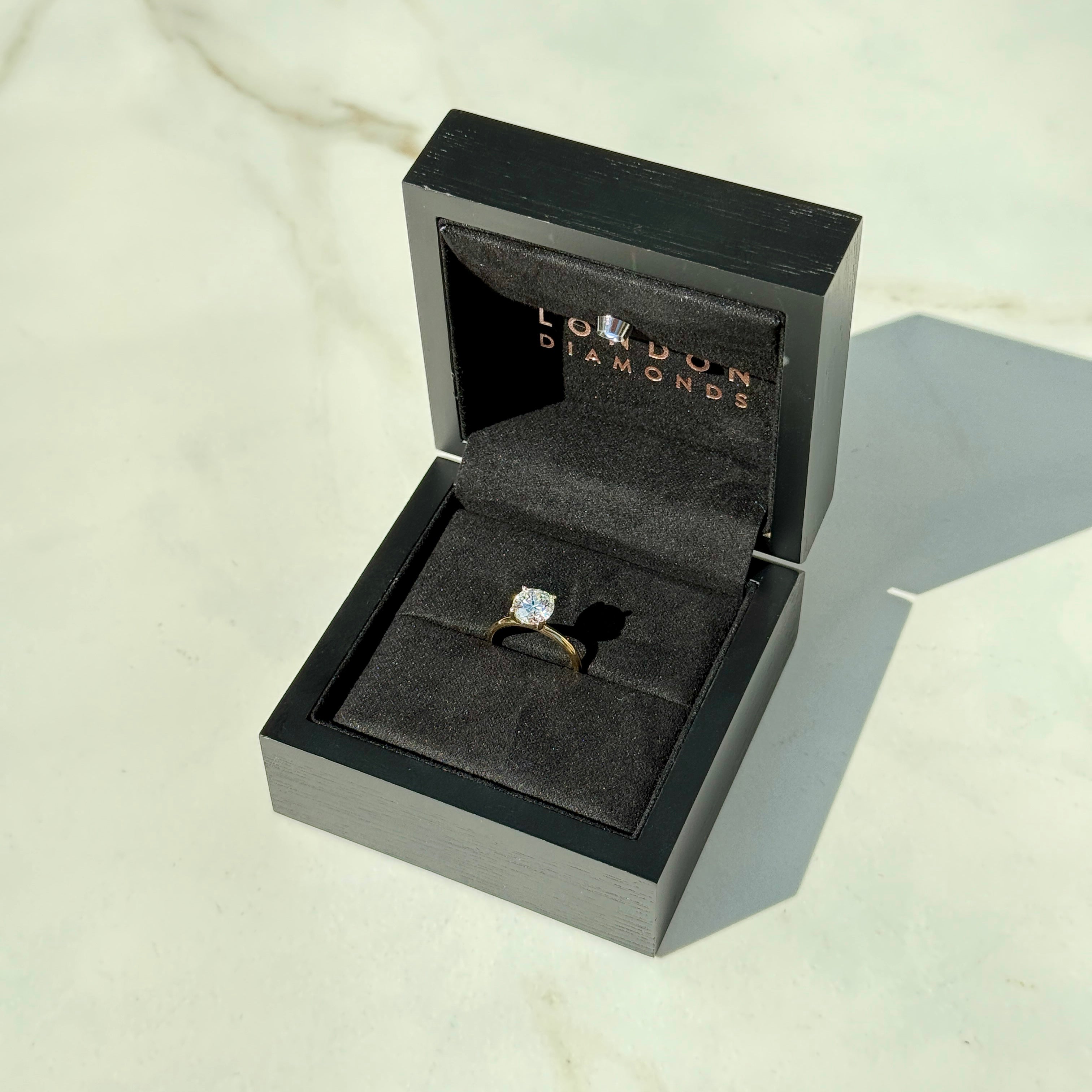 Classic Round Cut Solitaire (4 prong) - 1.50ct+ (7.3mm+, D/E & VVS)