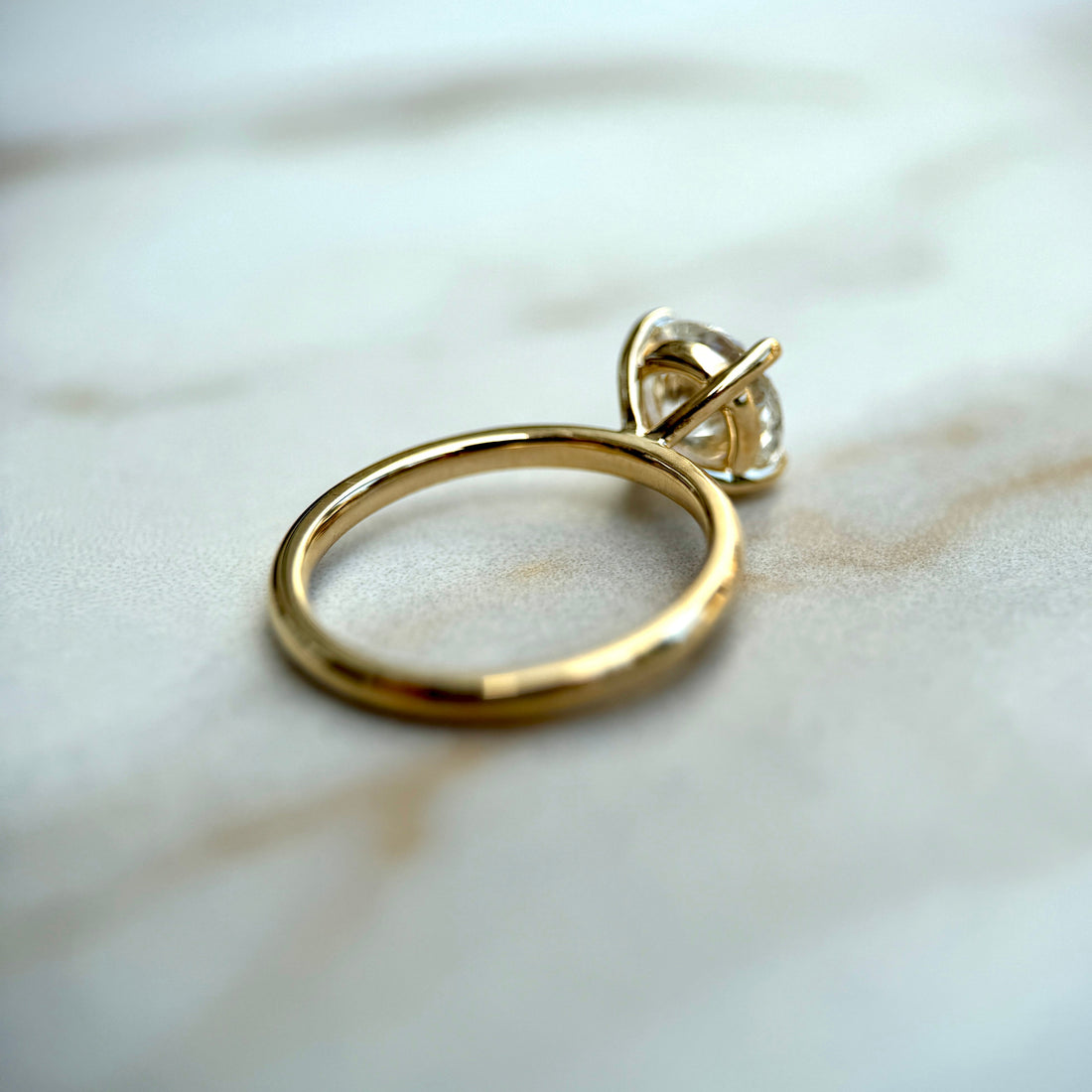 Classic Round Cut Solitaire (4 prong) - 1.50ct+ (7.3mm+, D/E & VVS)