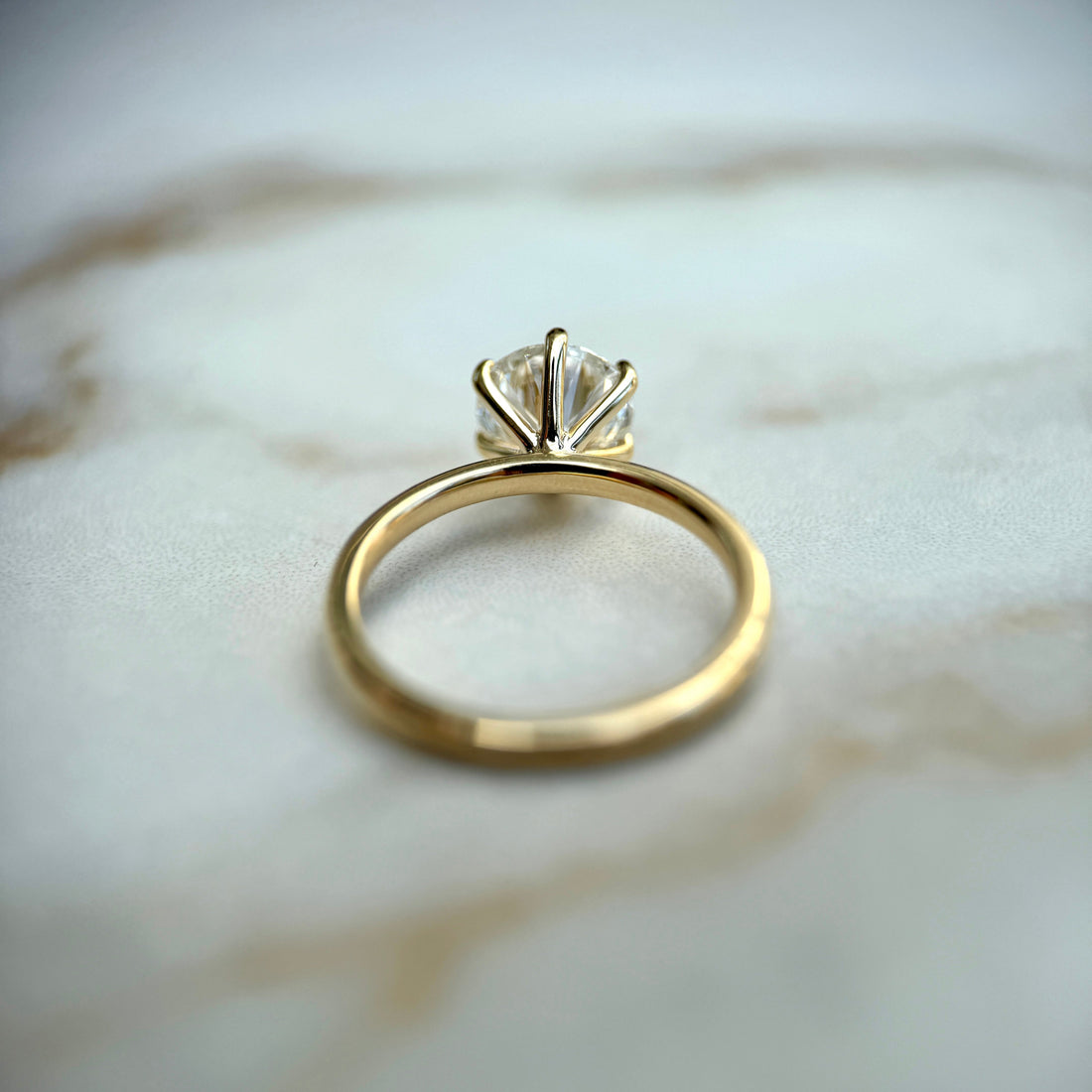 Classic Round Cut Solitaire (6 prong) - 1.50ct+ (7.3mm+, D/E & VVS)