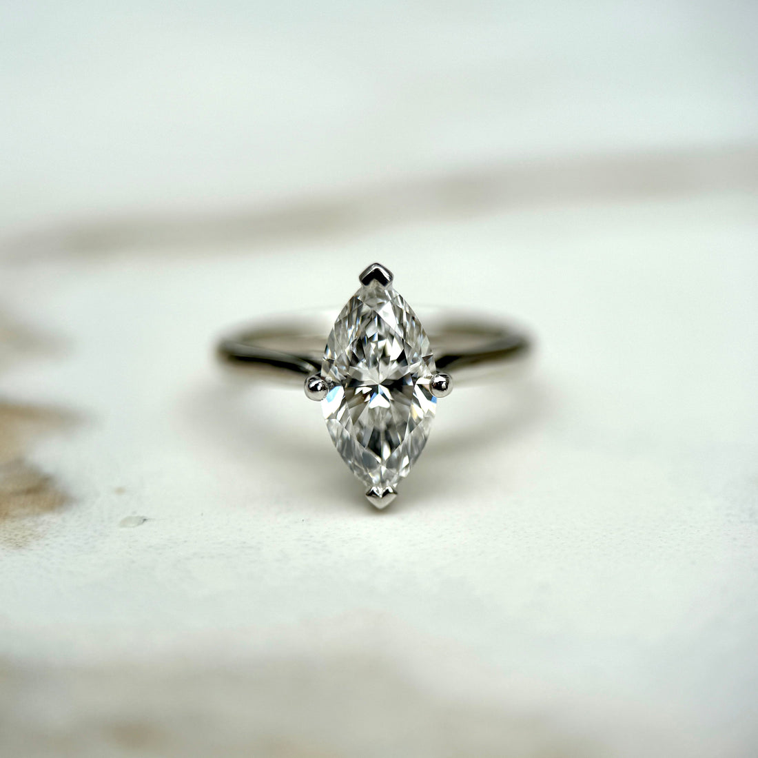 Classic Marquise Cut Solitaire - 1.5ct+ (11mm+, D/E & VVS)