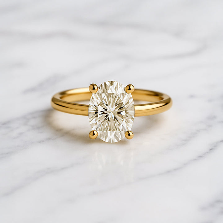 Classic Oval Cut Solitaire - 1.80ct+ (9.5mm+, D/E & VVS)