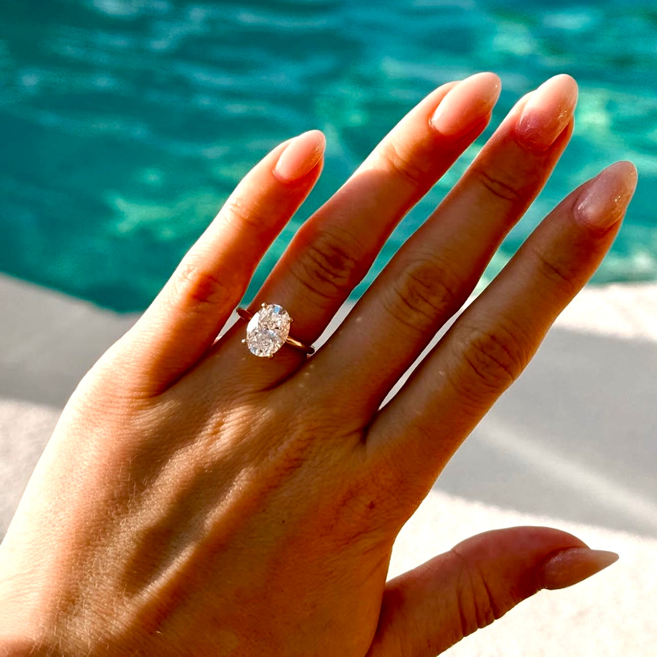 Classic Oval Cut Solitaire - 2.50ct+ (10.5mm+, D/E & VVS)