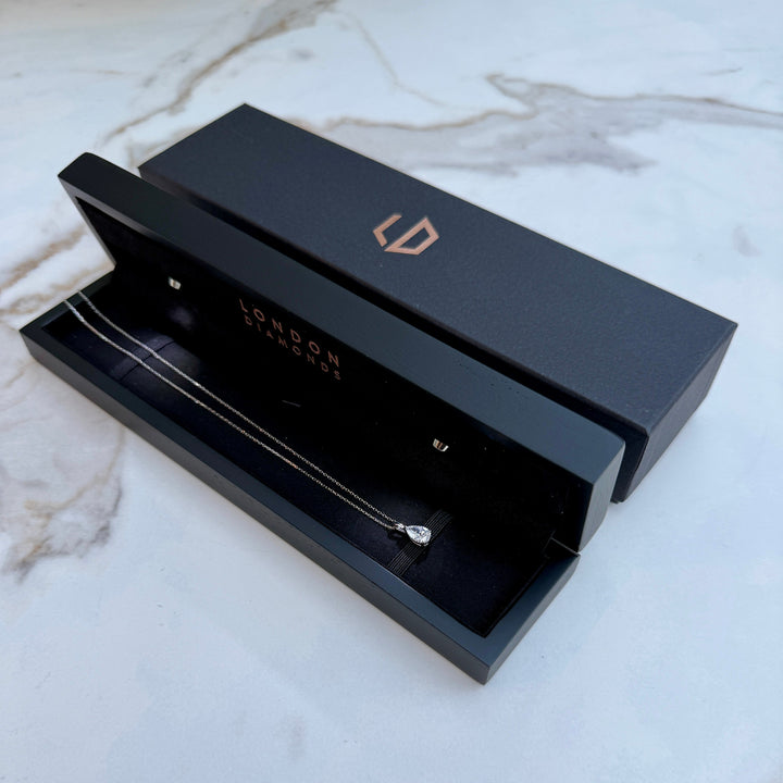 Classic Pear Cut Pendant - 1ct