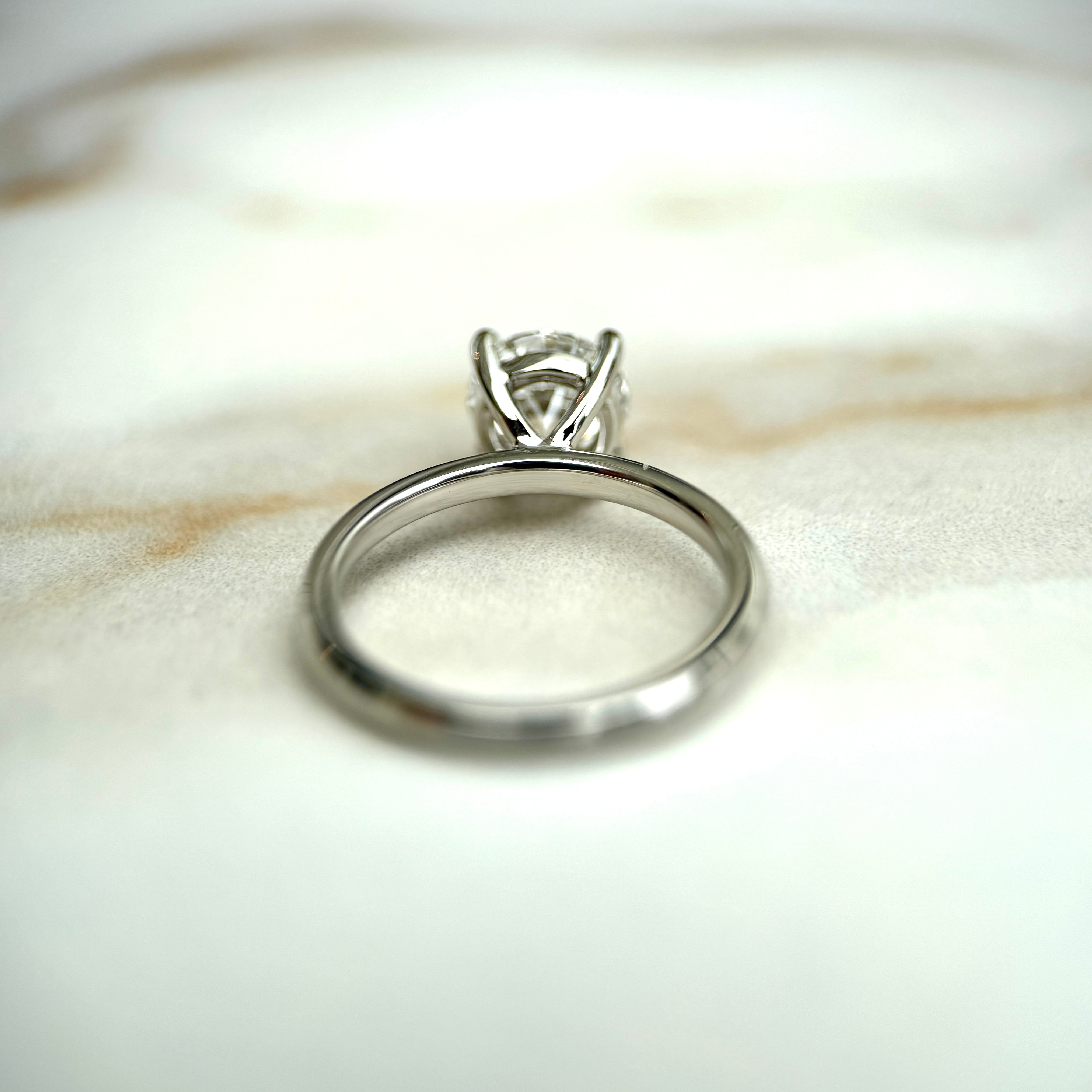 Classic Round Cut Solitaire (4 prong) - 1.50ct+ (7.3mm+, D/E & VVS)