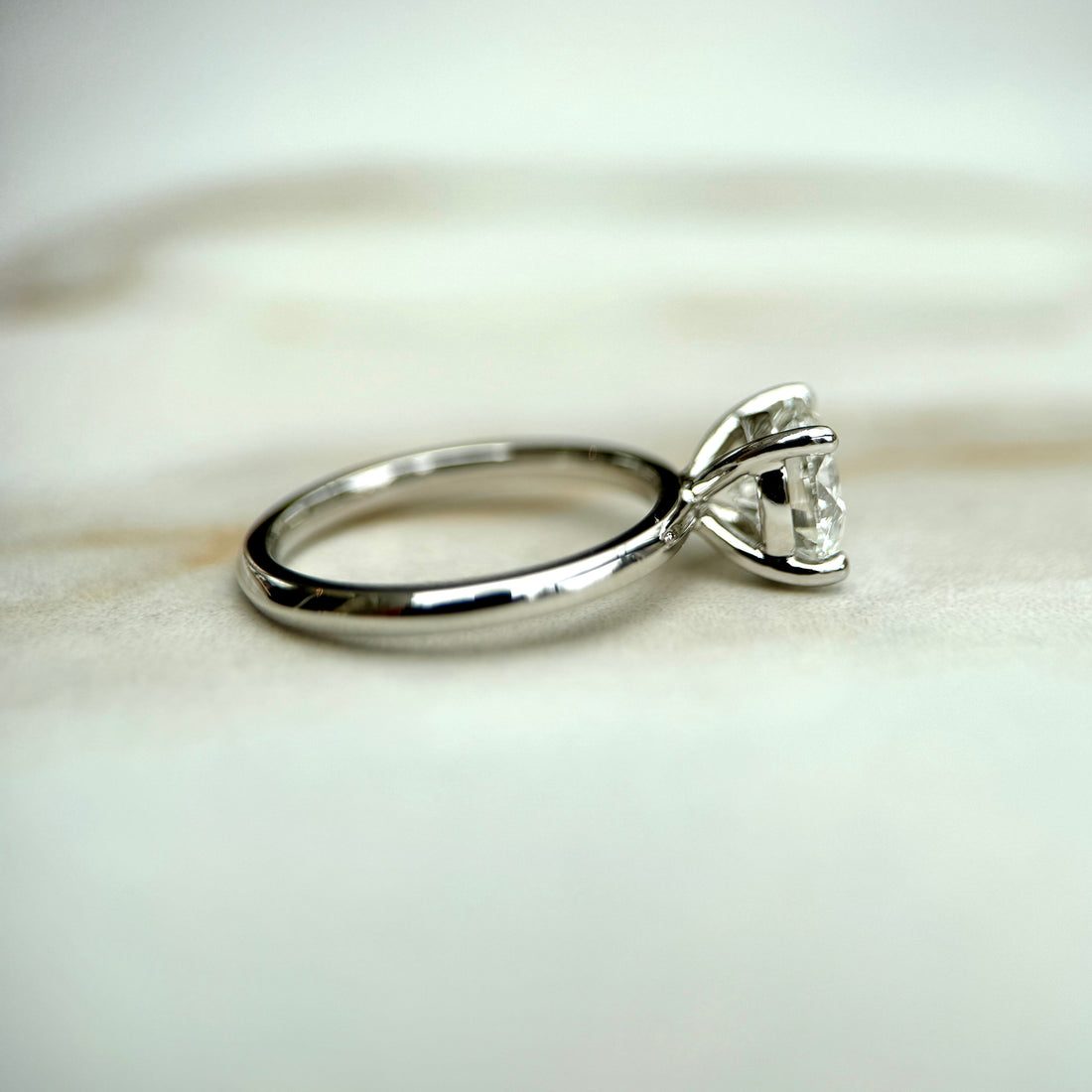 Classic Round Cut Solitaire (4 prong) - 1.50ct+ (7.3mm+, D/E & VVS)