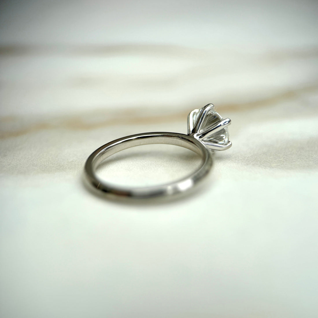 Classic Round Cut Solitaire (6 prong) - 1.50ct+ (7.3mm+, D/E & VVS)