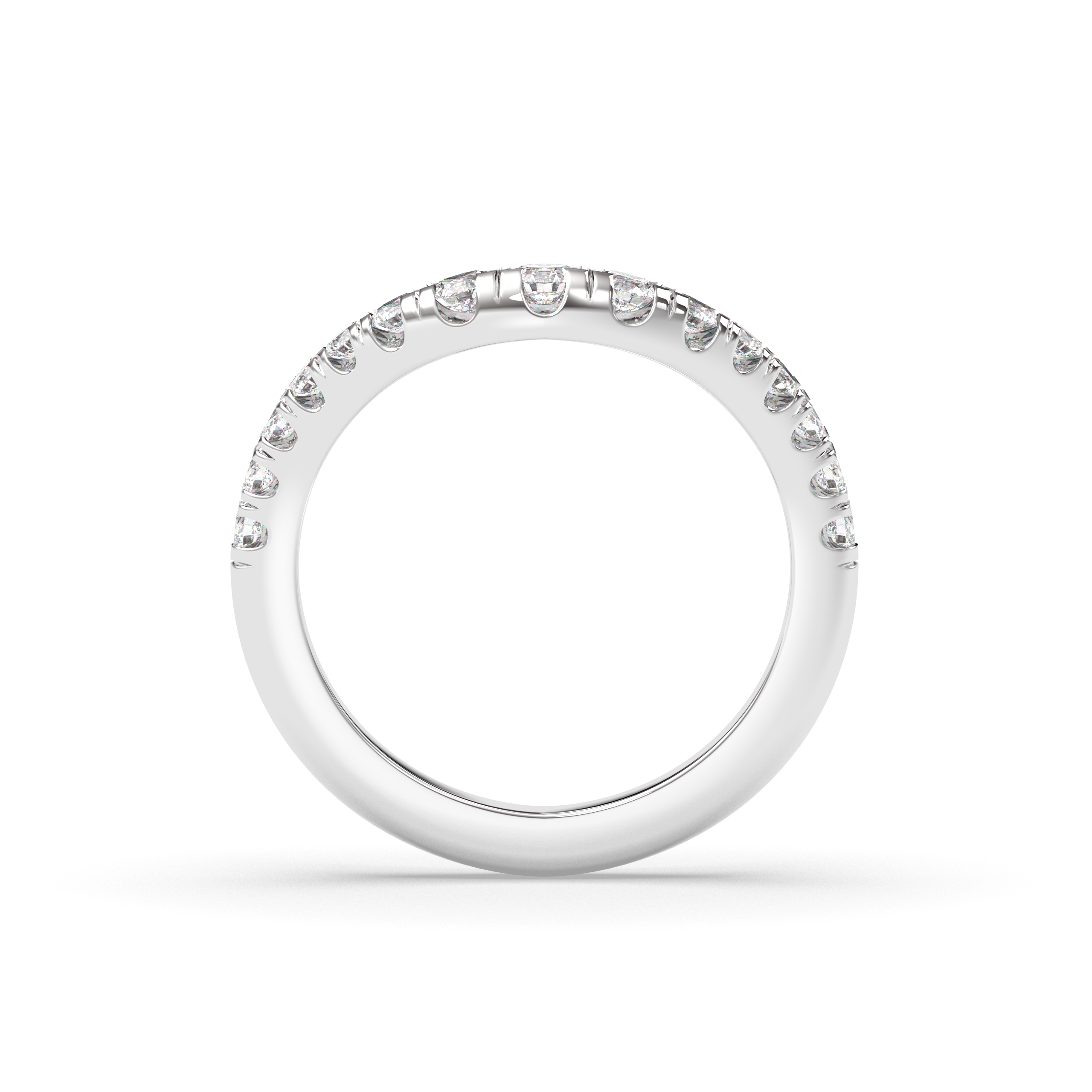 The Drip Pavè Wedding Band Lab Diamond