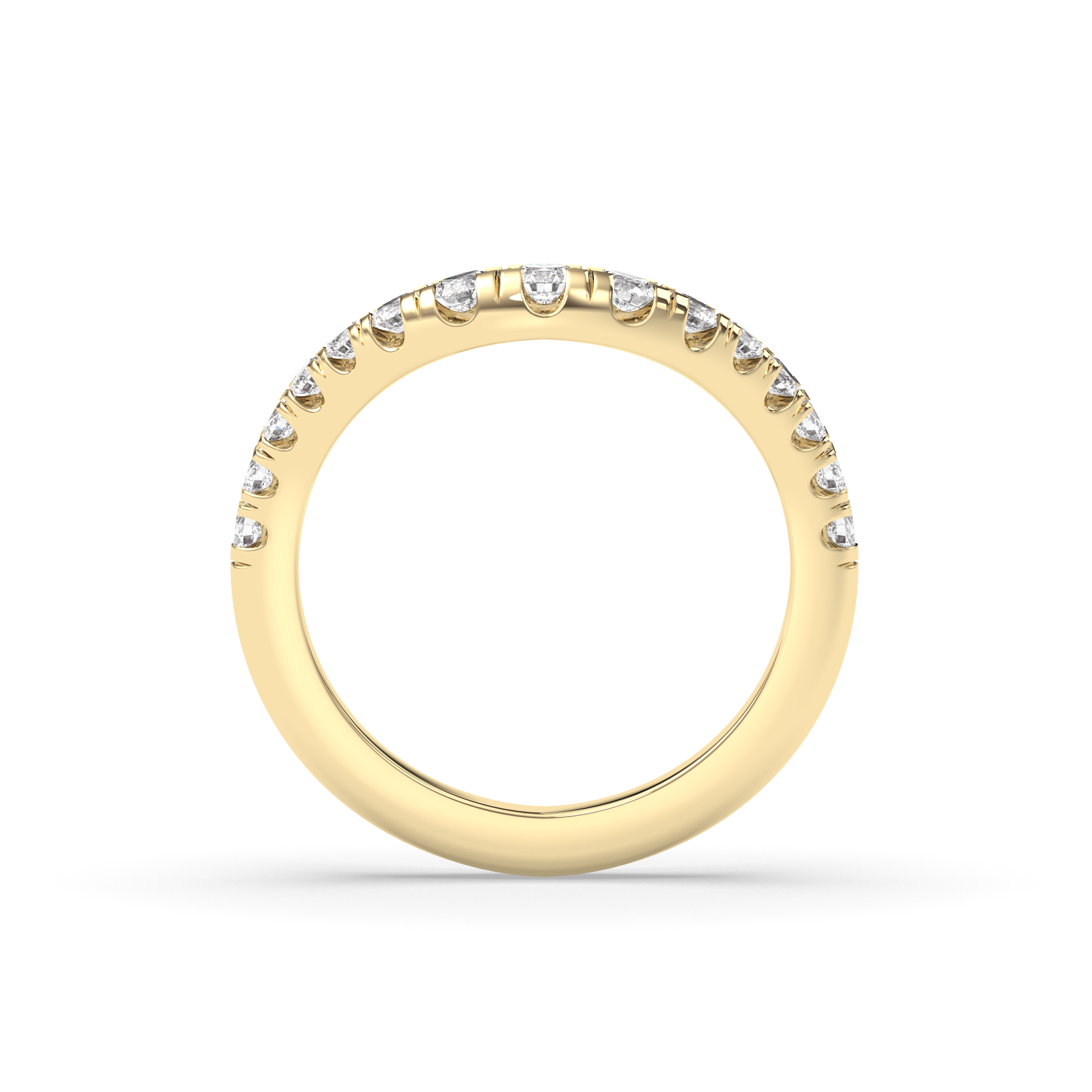 The Drip Pavè Wedding Band Lab Diamond