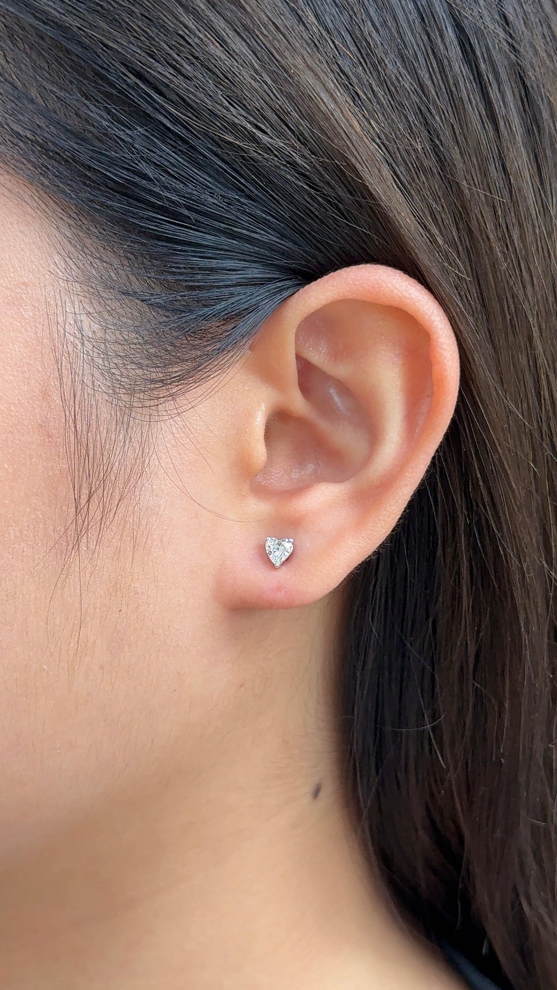 30 Pointer Heart Cut Diamond Earrings