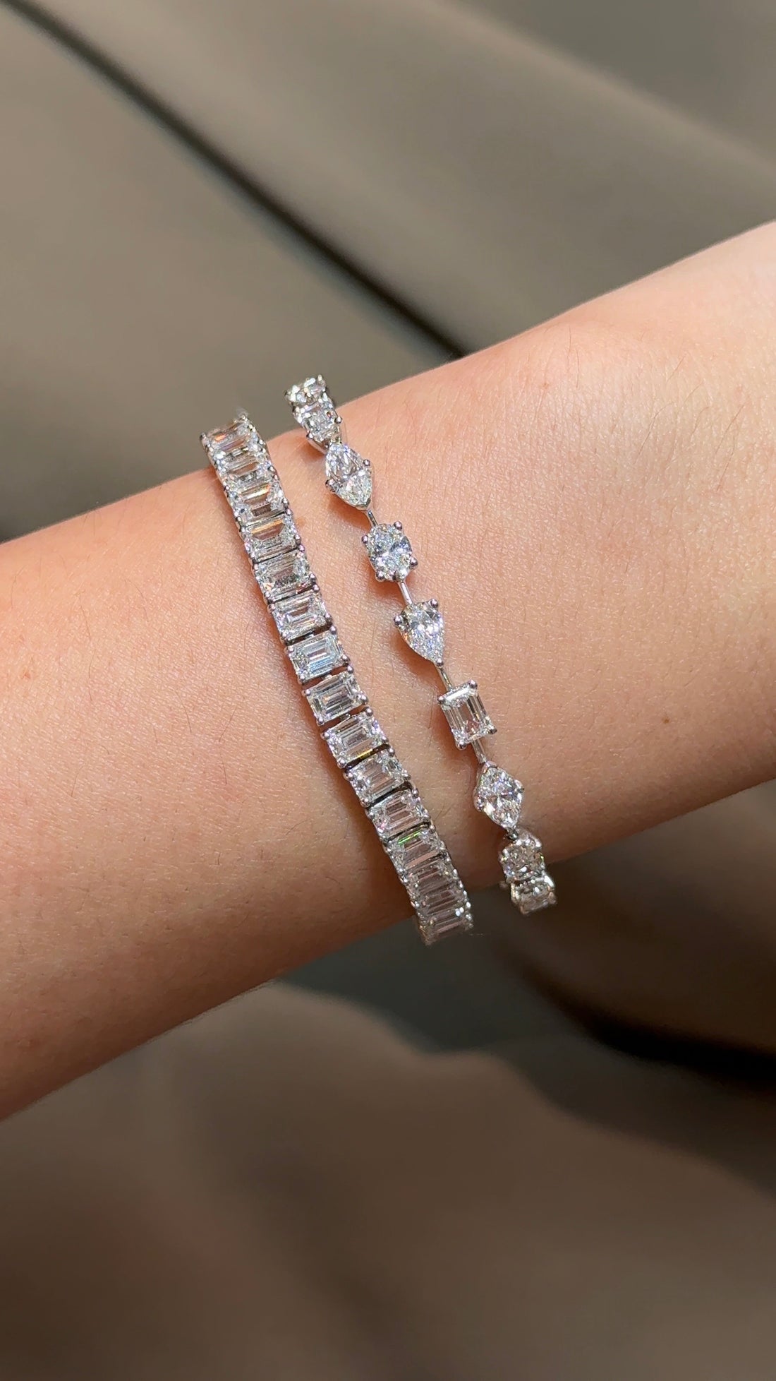 30 Pointer Mixed Fancy Diamond Bracelet
