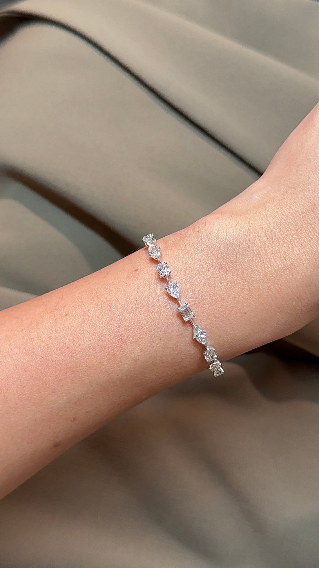 30 Pointer Mixed Fancy Diamond Bracelet