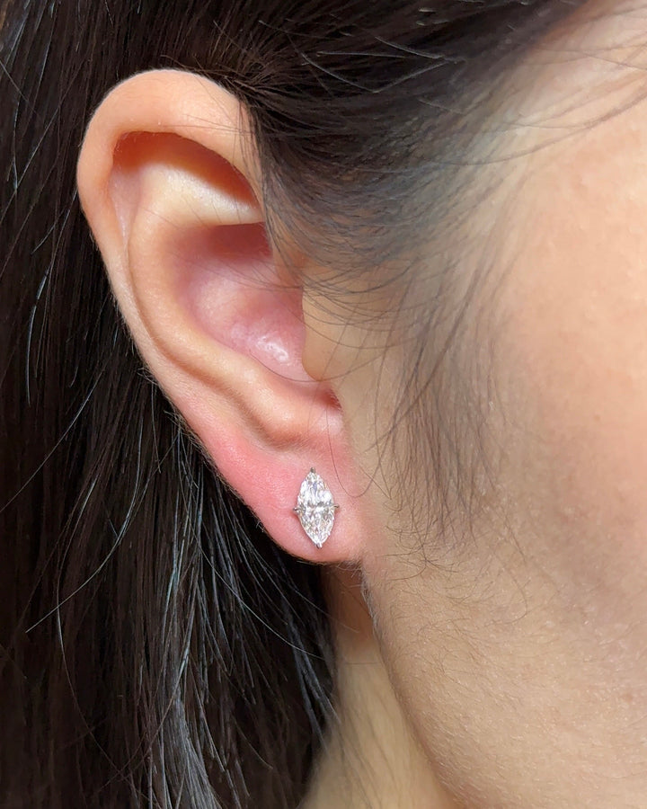 70 Pointer Marquise Cut Diamond Earrings