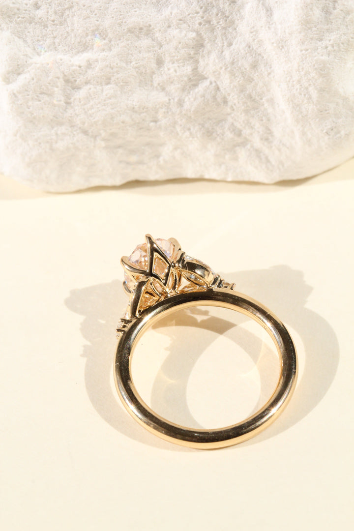 2.07 Pastel Pink Oval Lab Diamond Tuscany