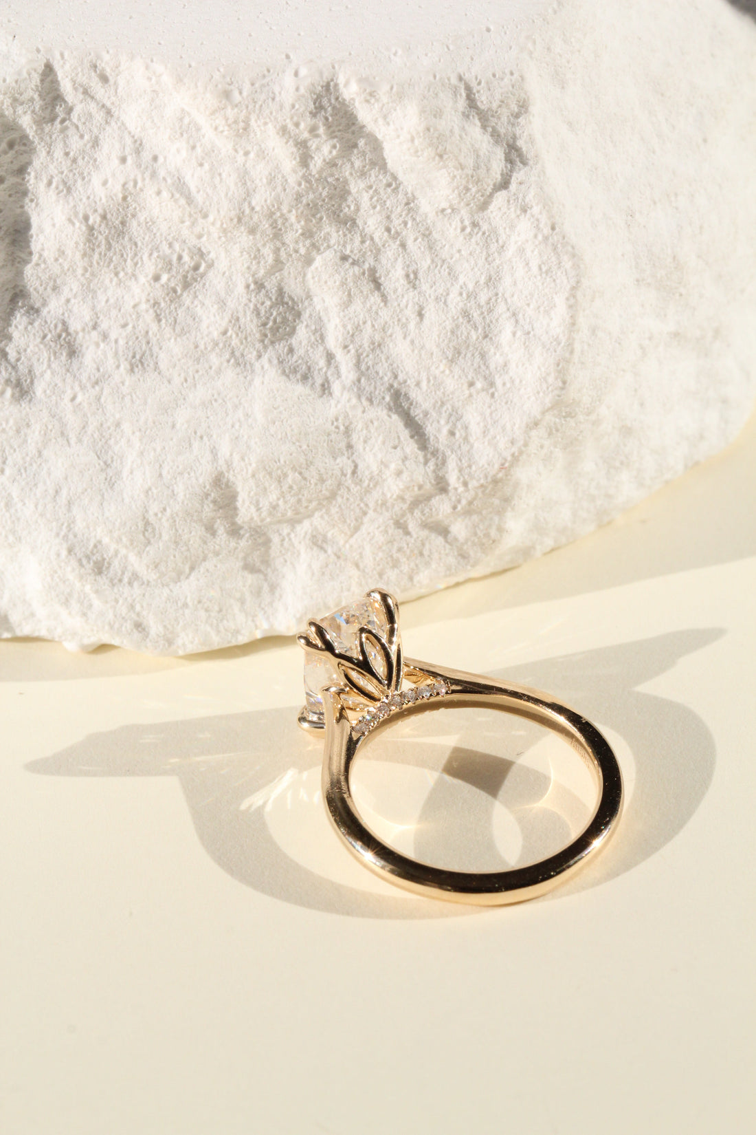 3.01 Scissor Cut Elongated Cushion Lab Diamond Amsterdam