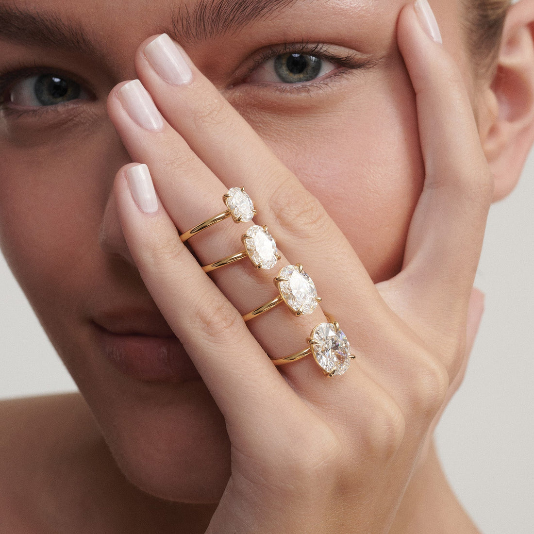 Clara | Oval Solitaire Lab-Grown Diamond Engagement Ring